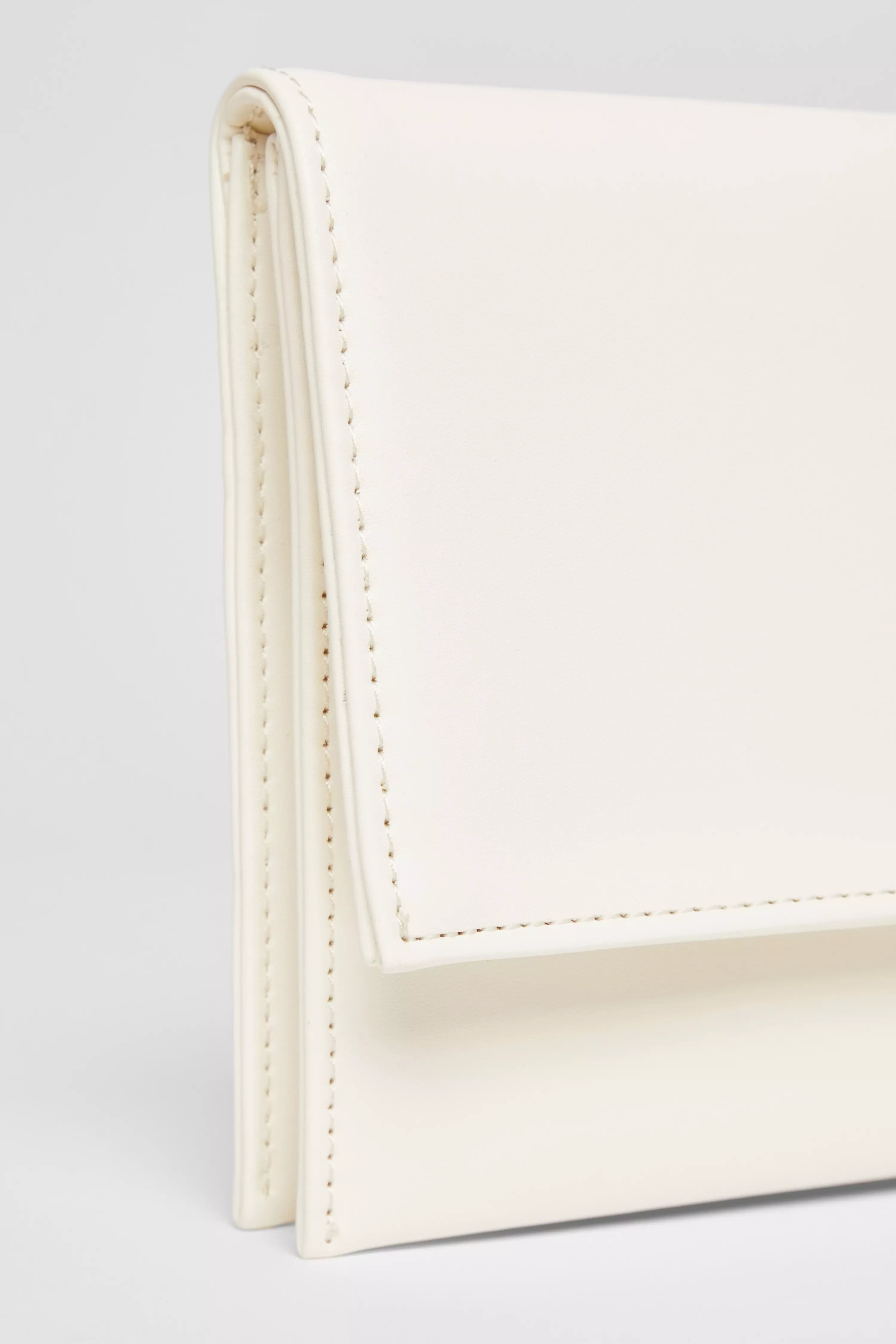 White Fold Over Envelope Bag 