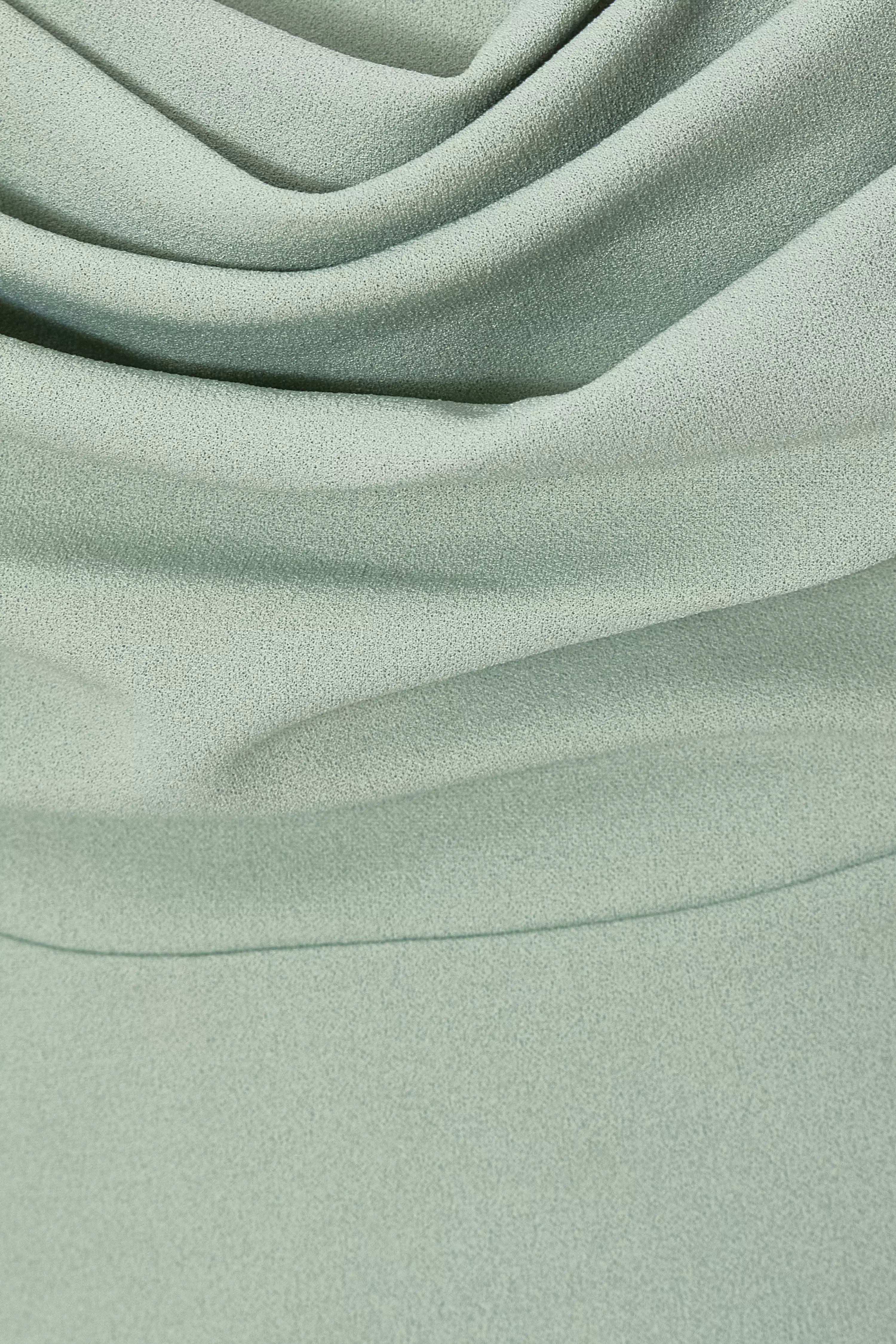 Sage Cold Shoulder Midi Dress