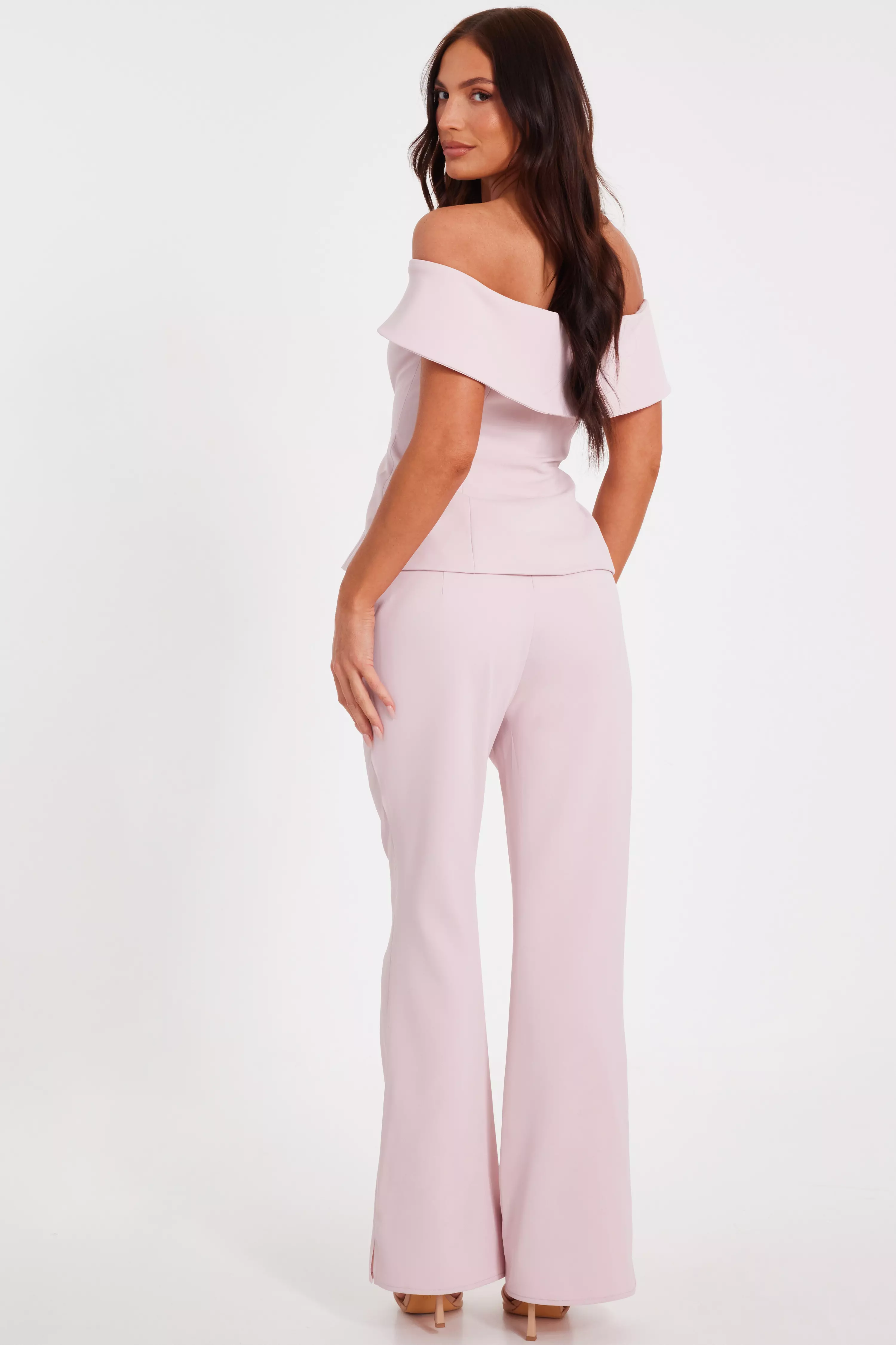 Pale Pink Bardot Waistcoat
