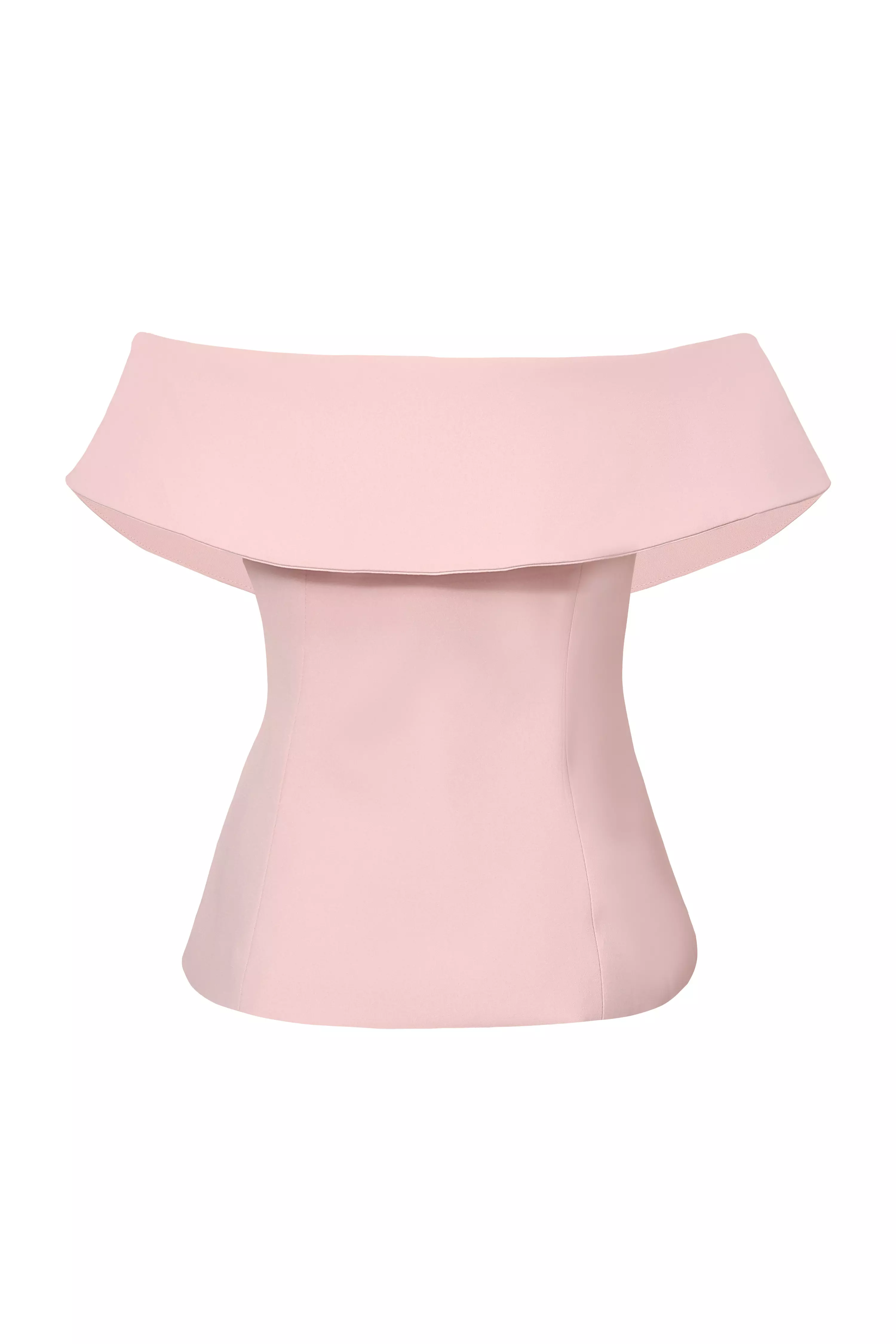 Pale Pink Bardot Waistcoat