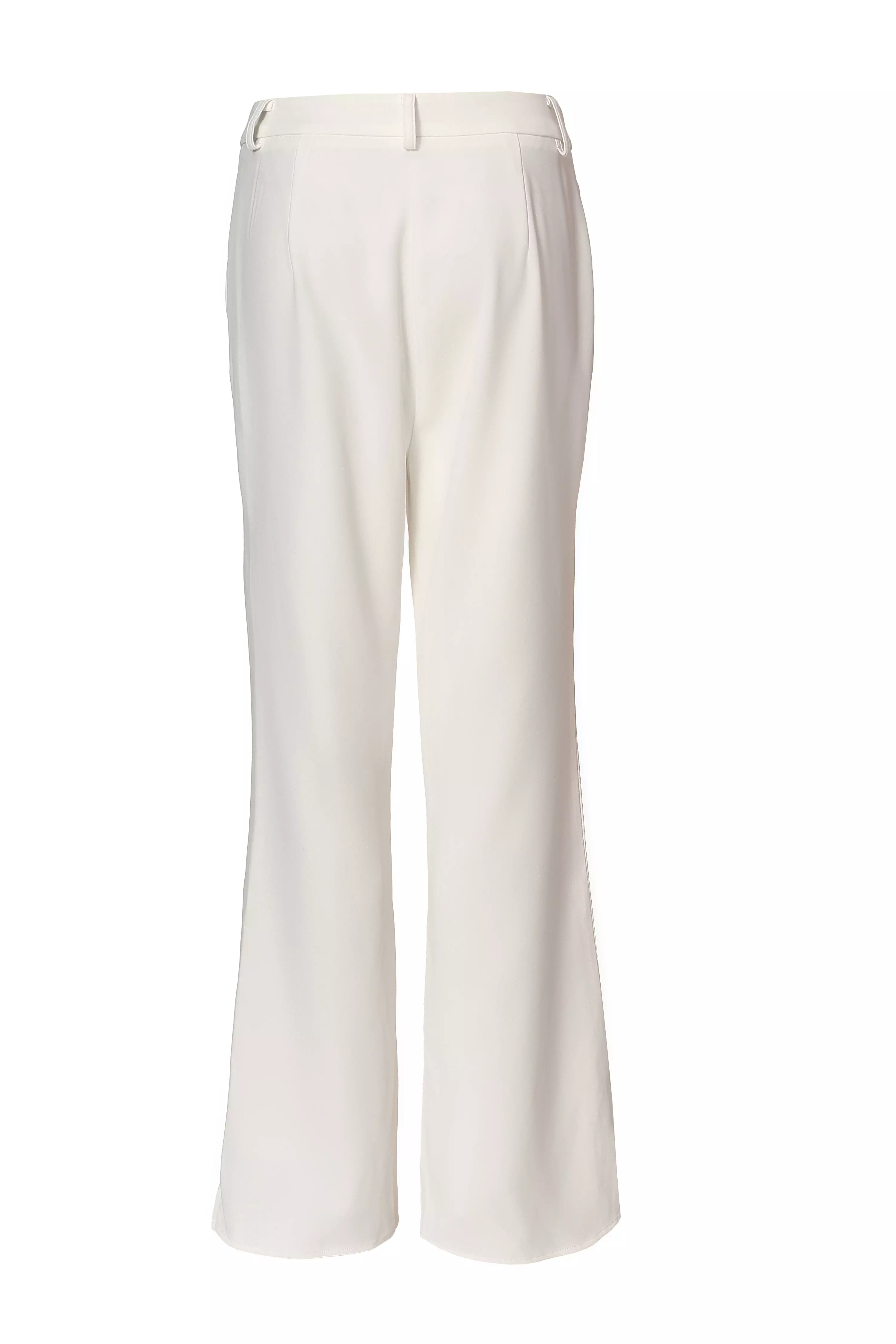 Cream Tailored Trousers
