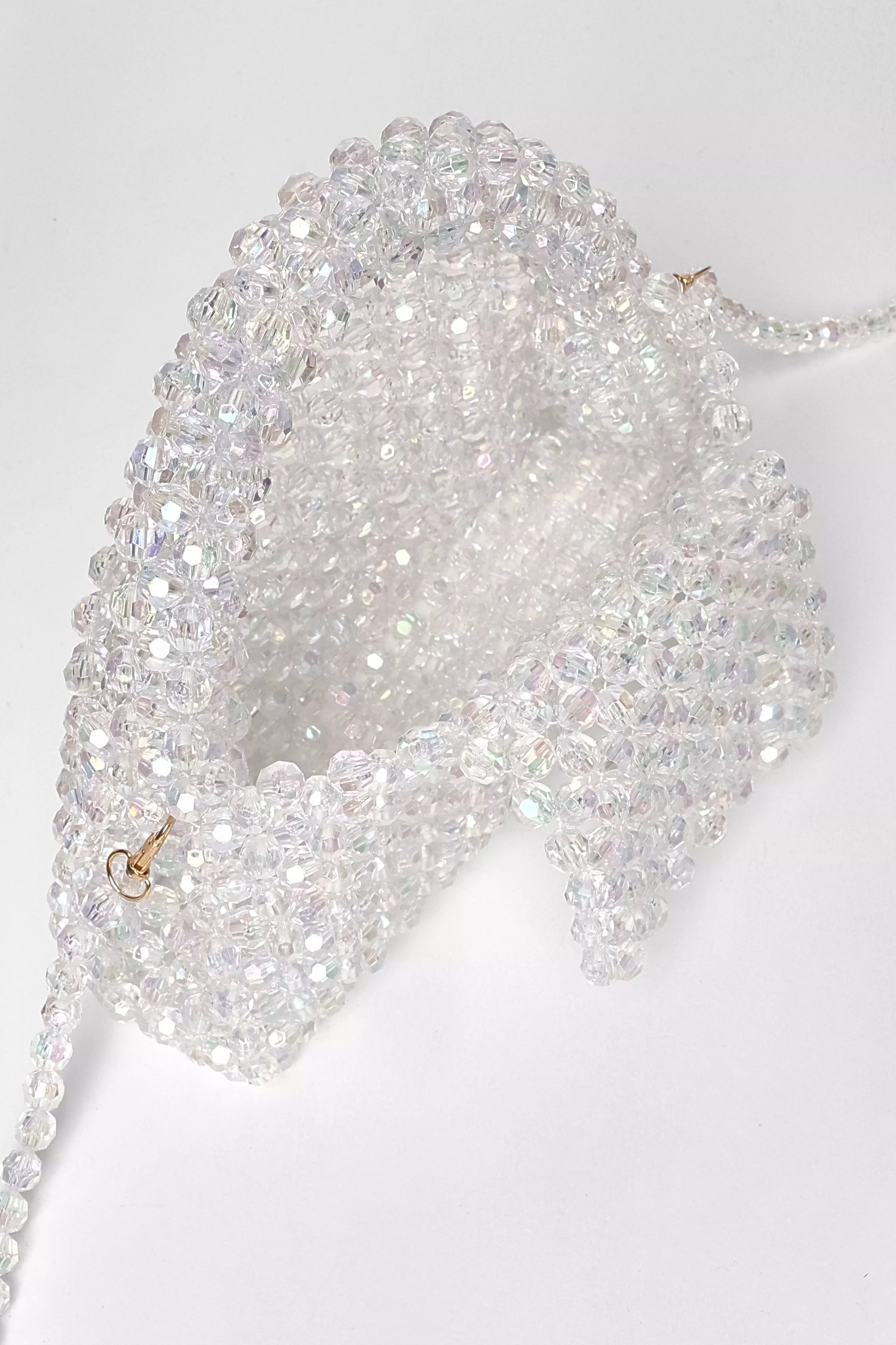 Iridescent Mini Top Handle Bag