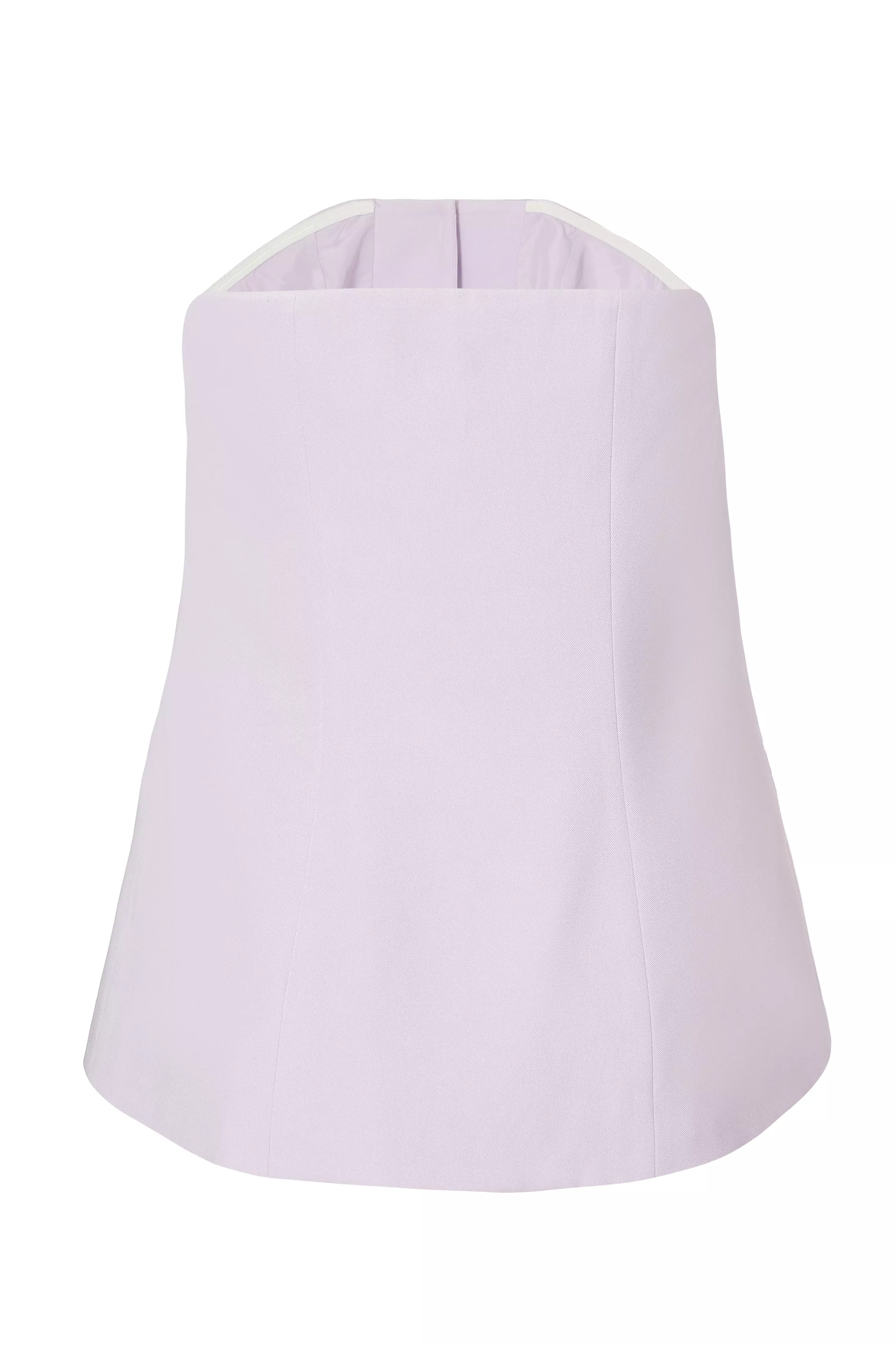 Lilac Woven Bandeau Waistcoat