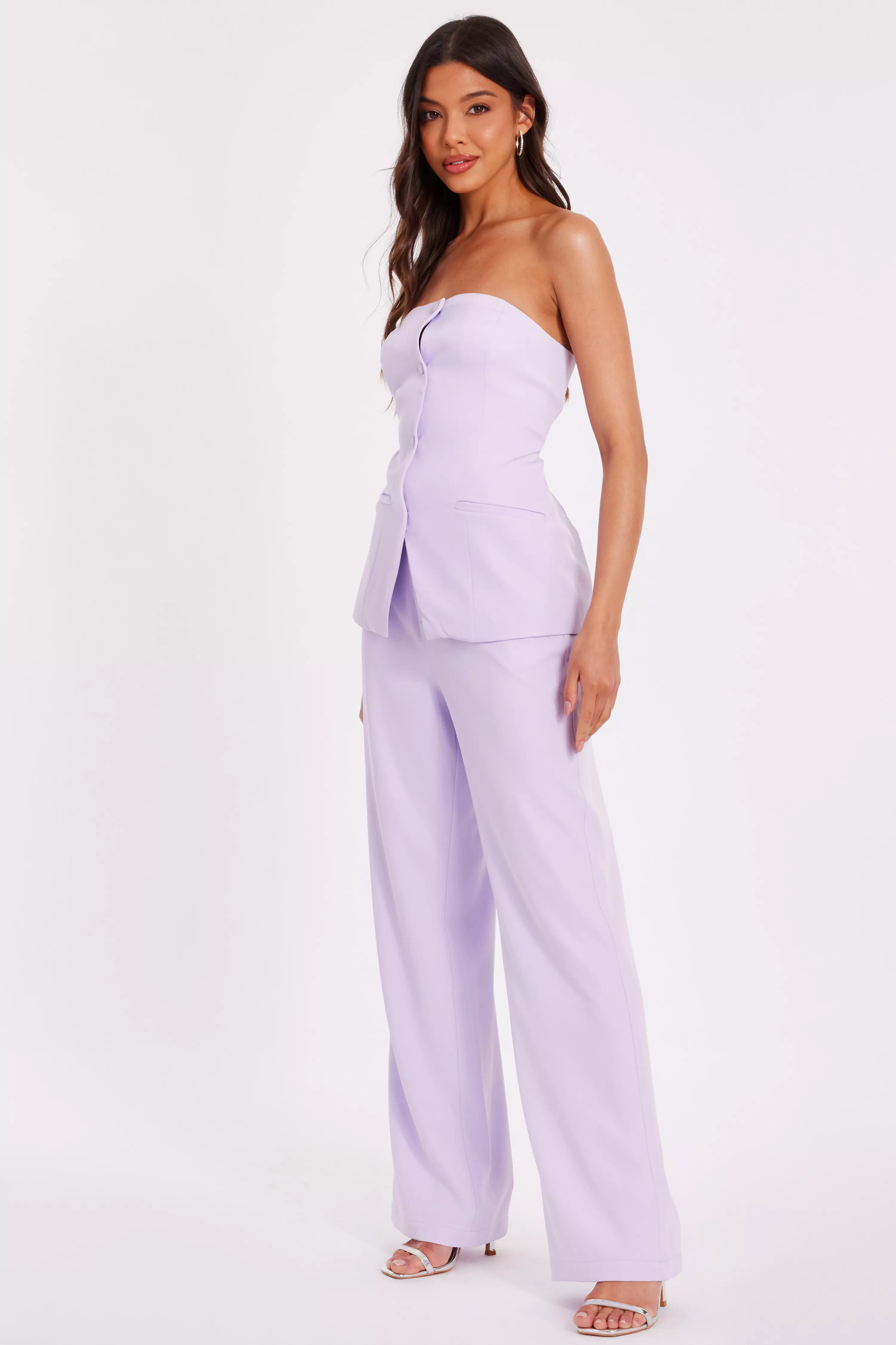 Lilac Woven Trousers
