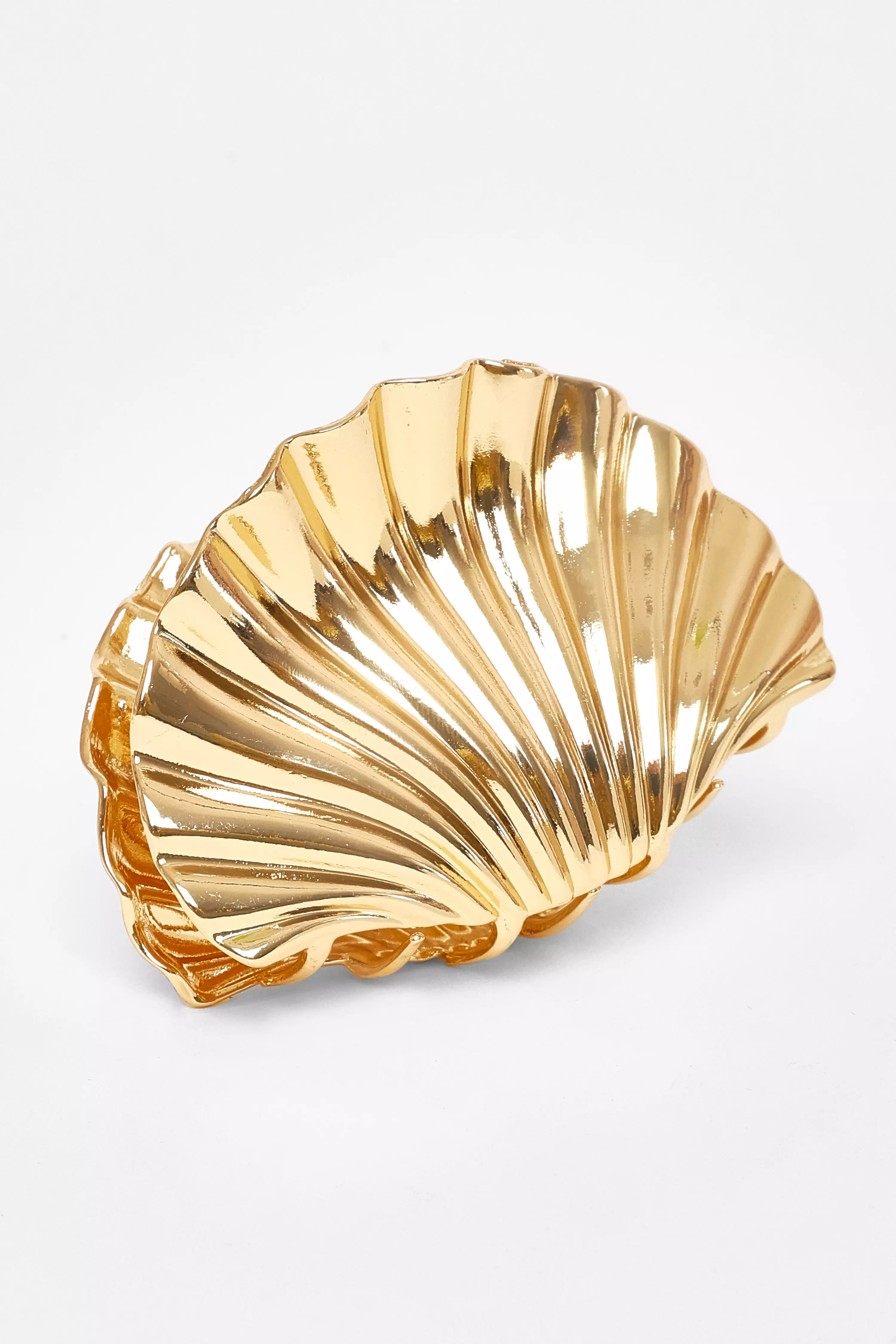 Gold Shell Hair Claw