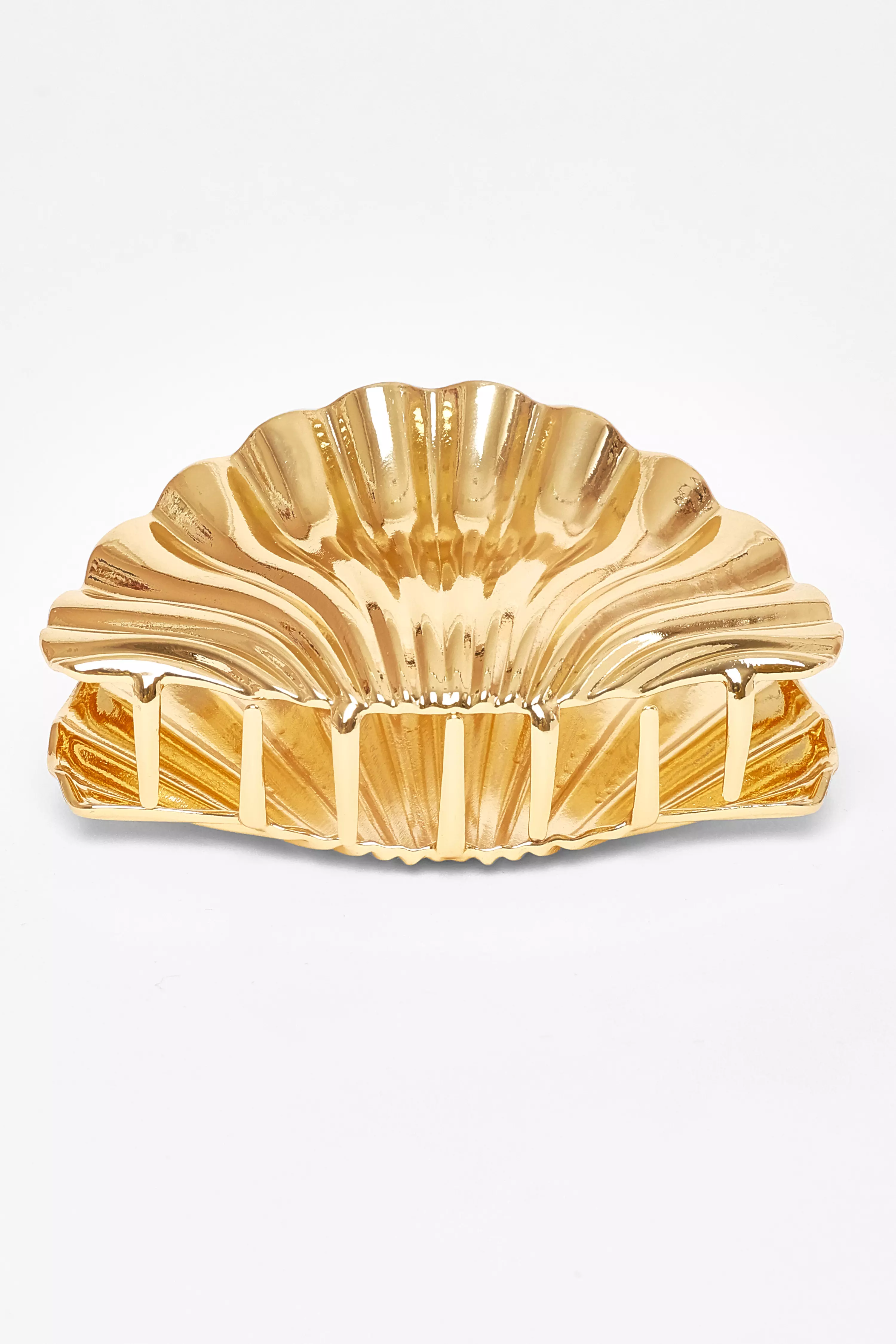 Gold Shell Hair Claw