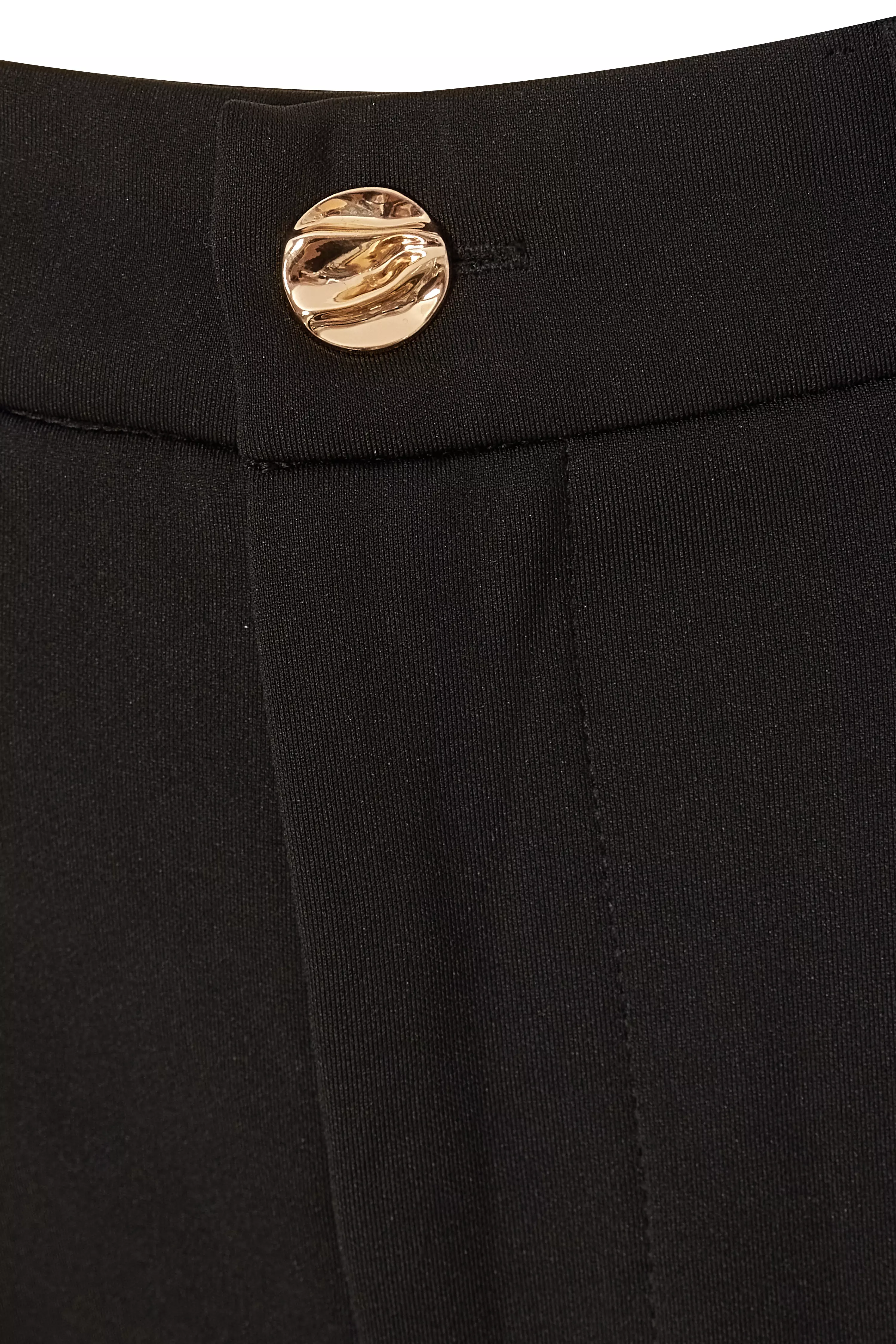 Petite Black Wide Leg Trousers