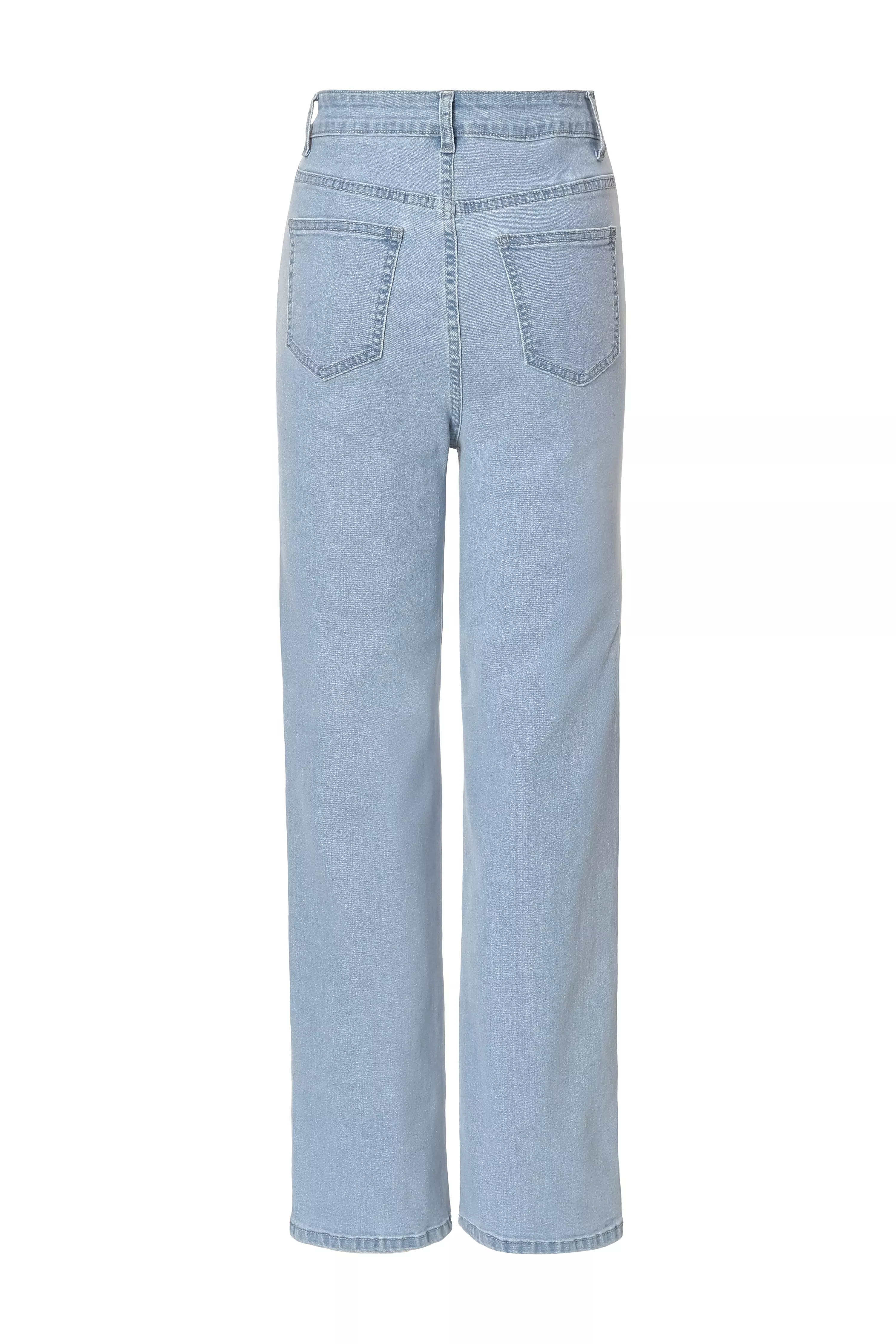 Light Denim Embellished Jeans