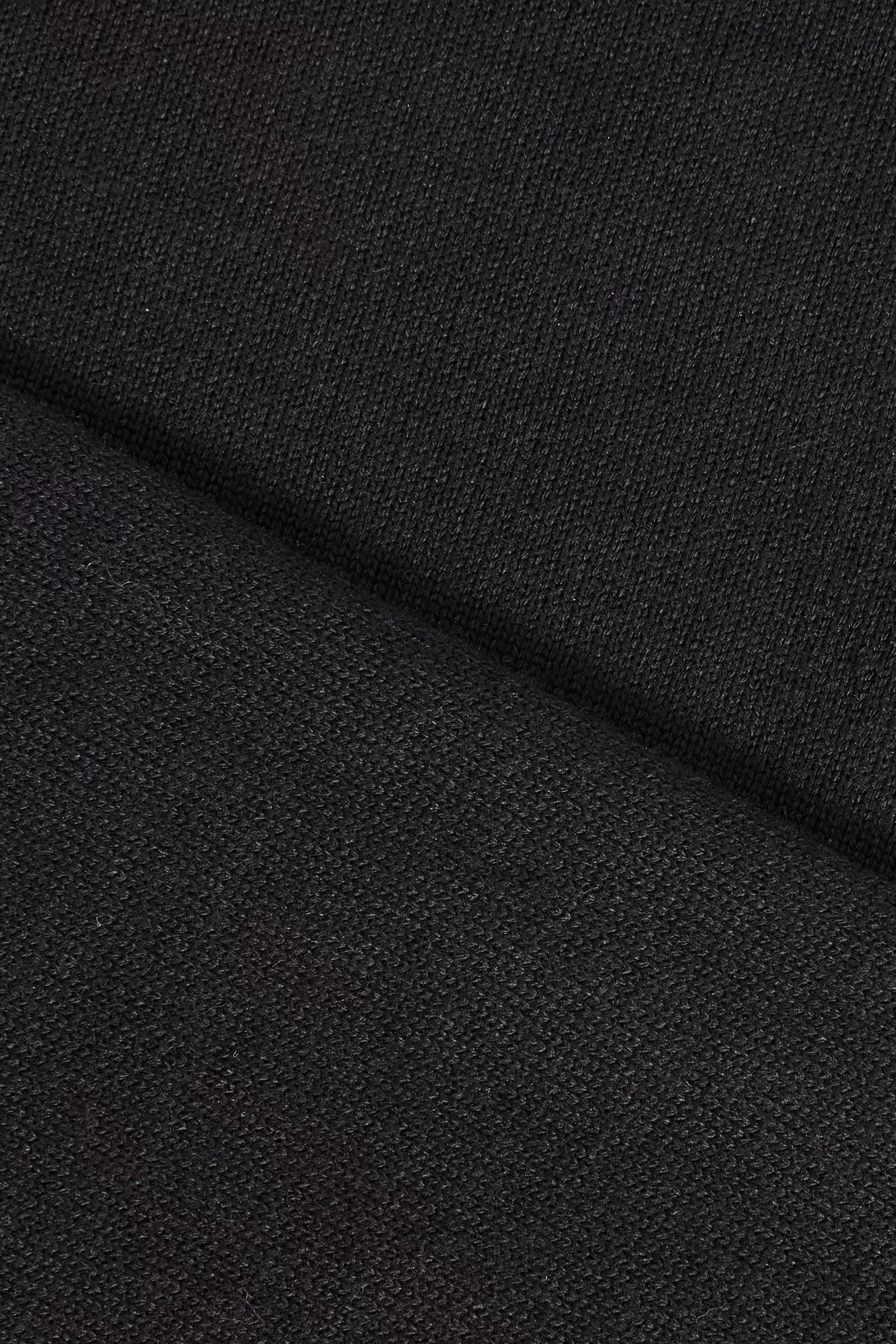 Black Knit Cropped Jumper