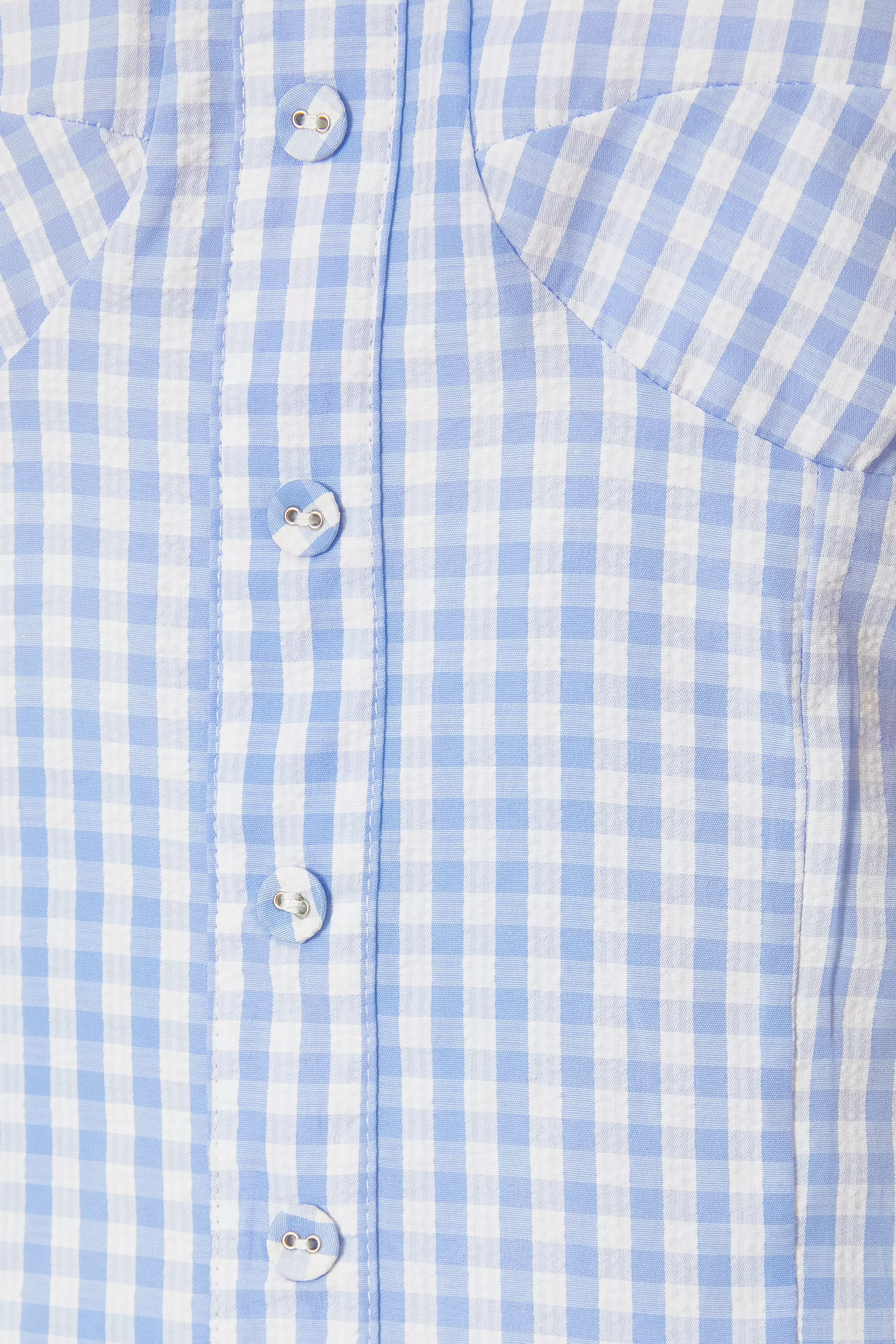 Blue Gingham Playsuit