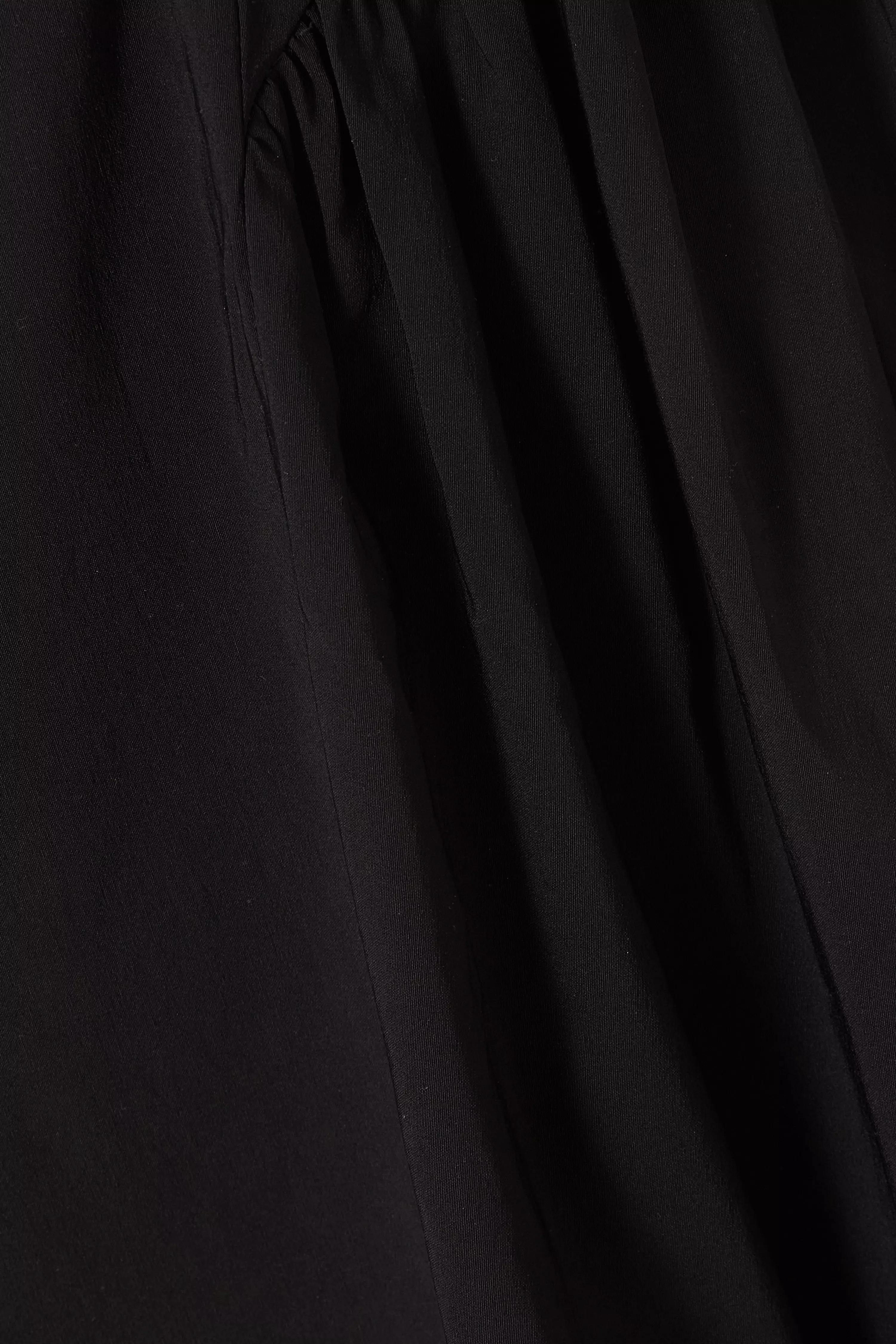 Curve Black Drop Waist Mini Dress