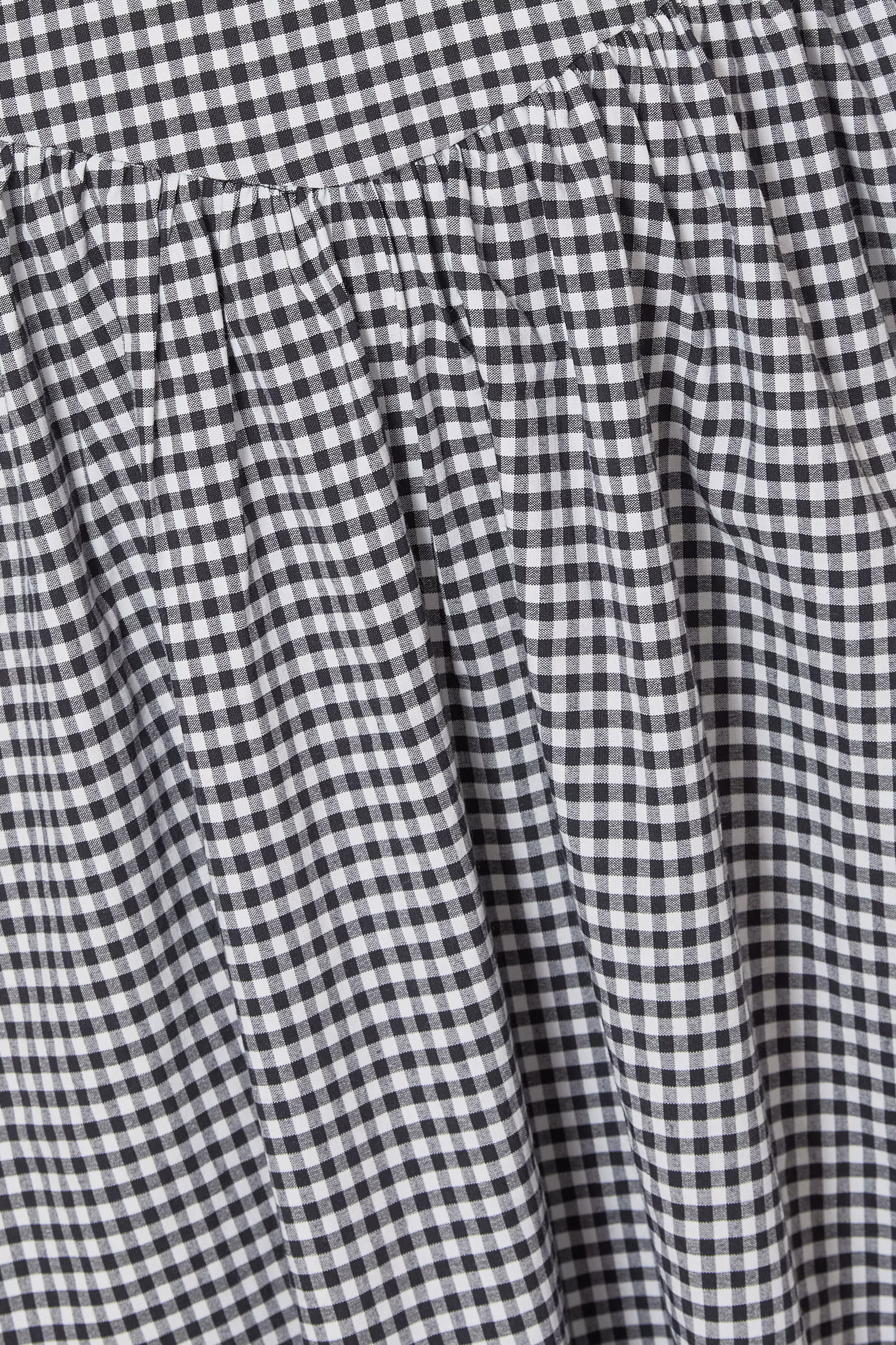 Curve Black Gingham Midaxi Dress