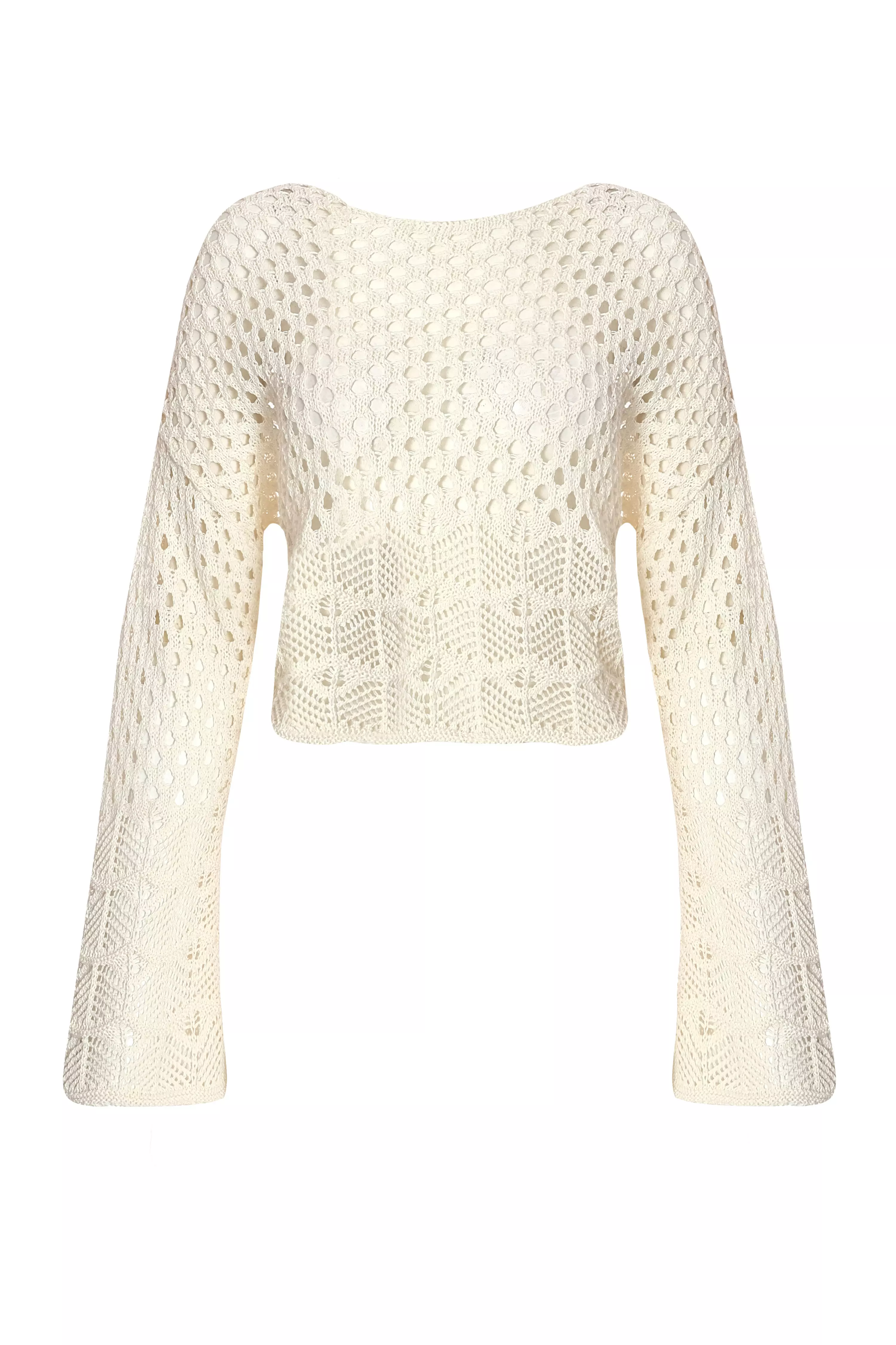 Crochet Long Sleeve Top