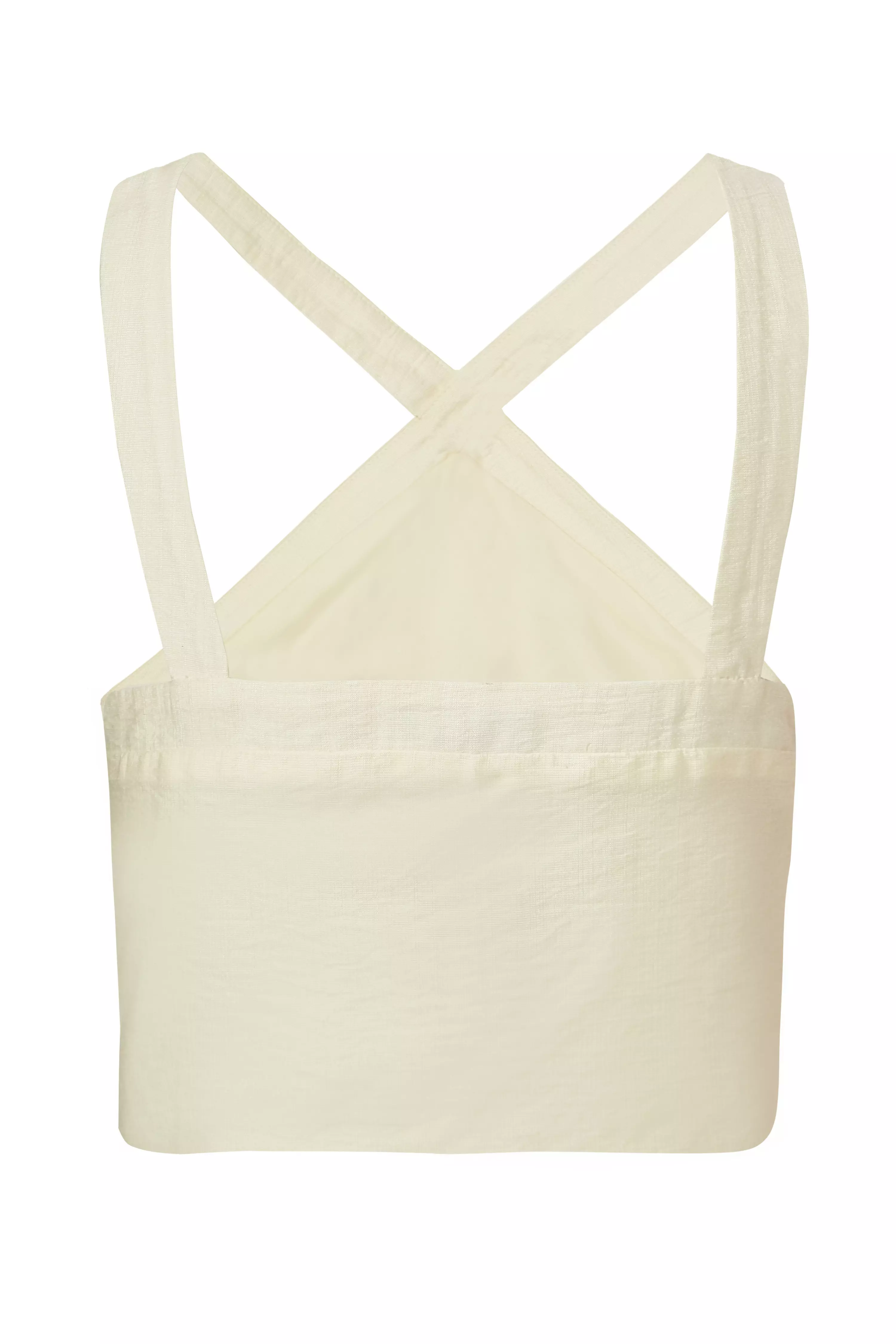 Stone Embroidered Crop Top