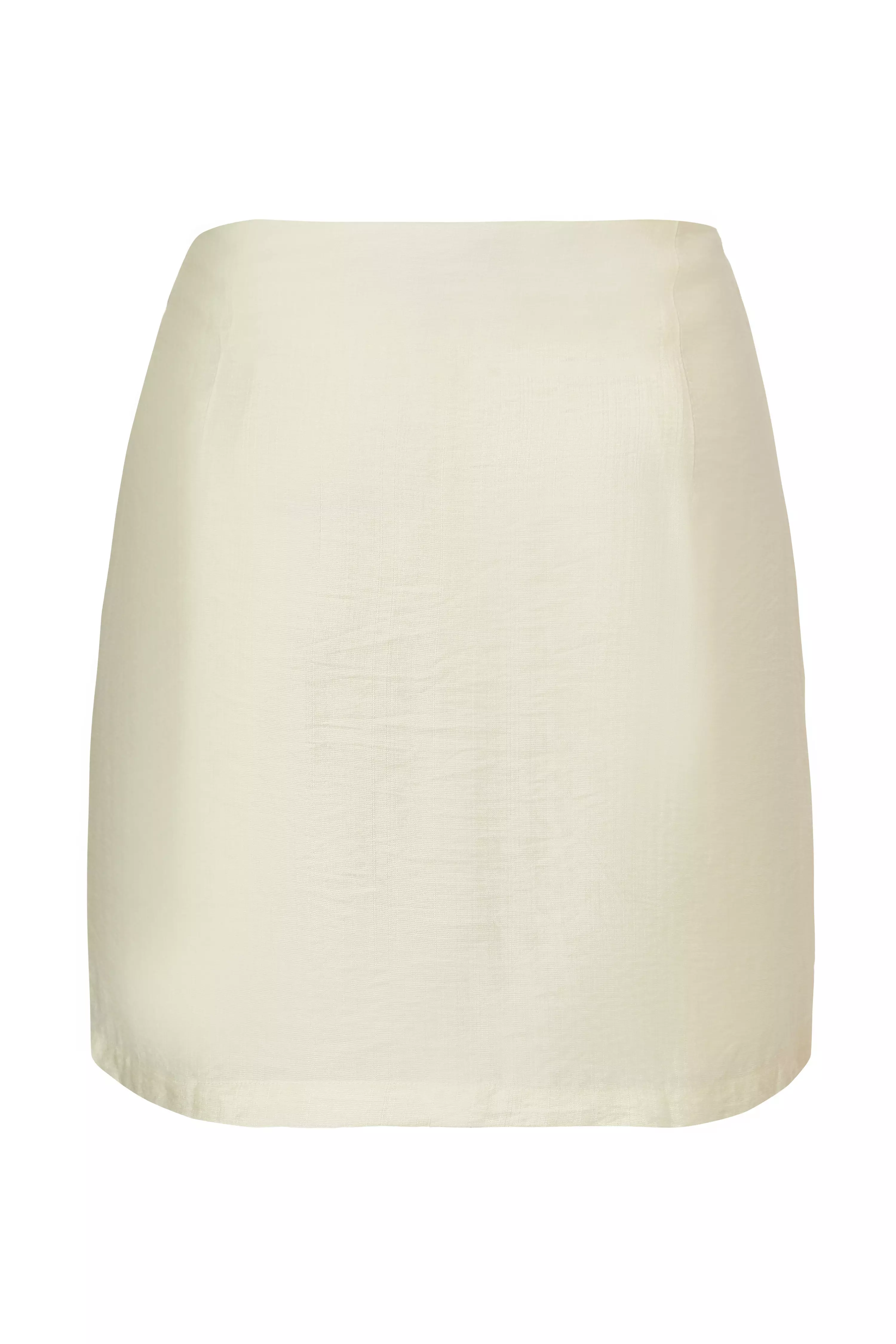 Stone Embroidered Mini Skirt