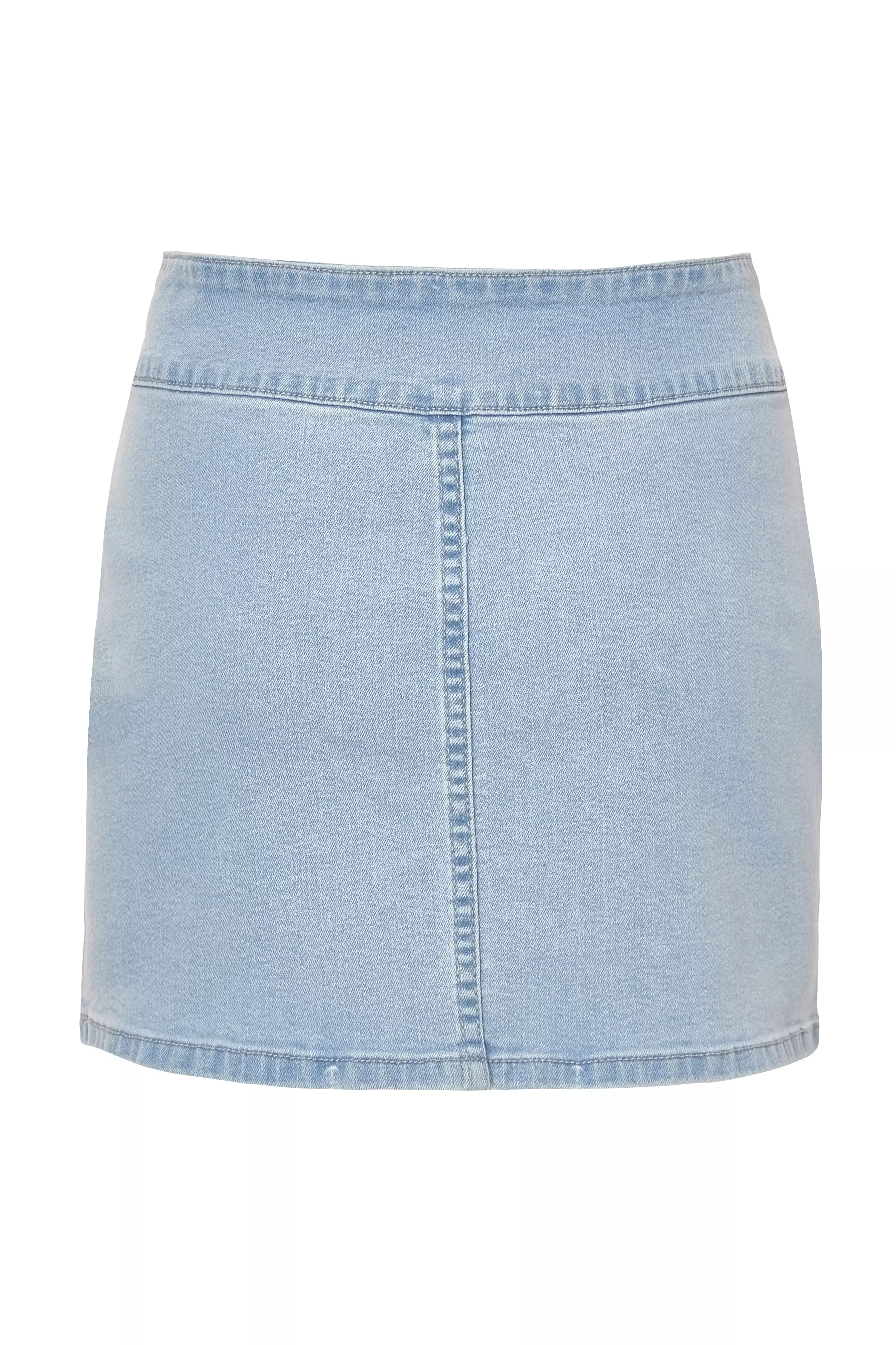 Denim Embellished Skirt