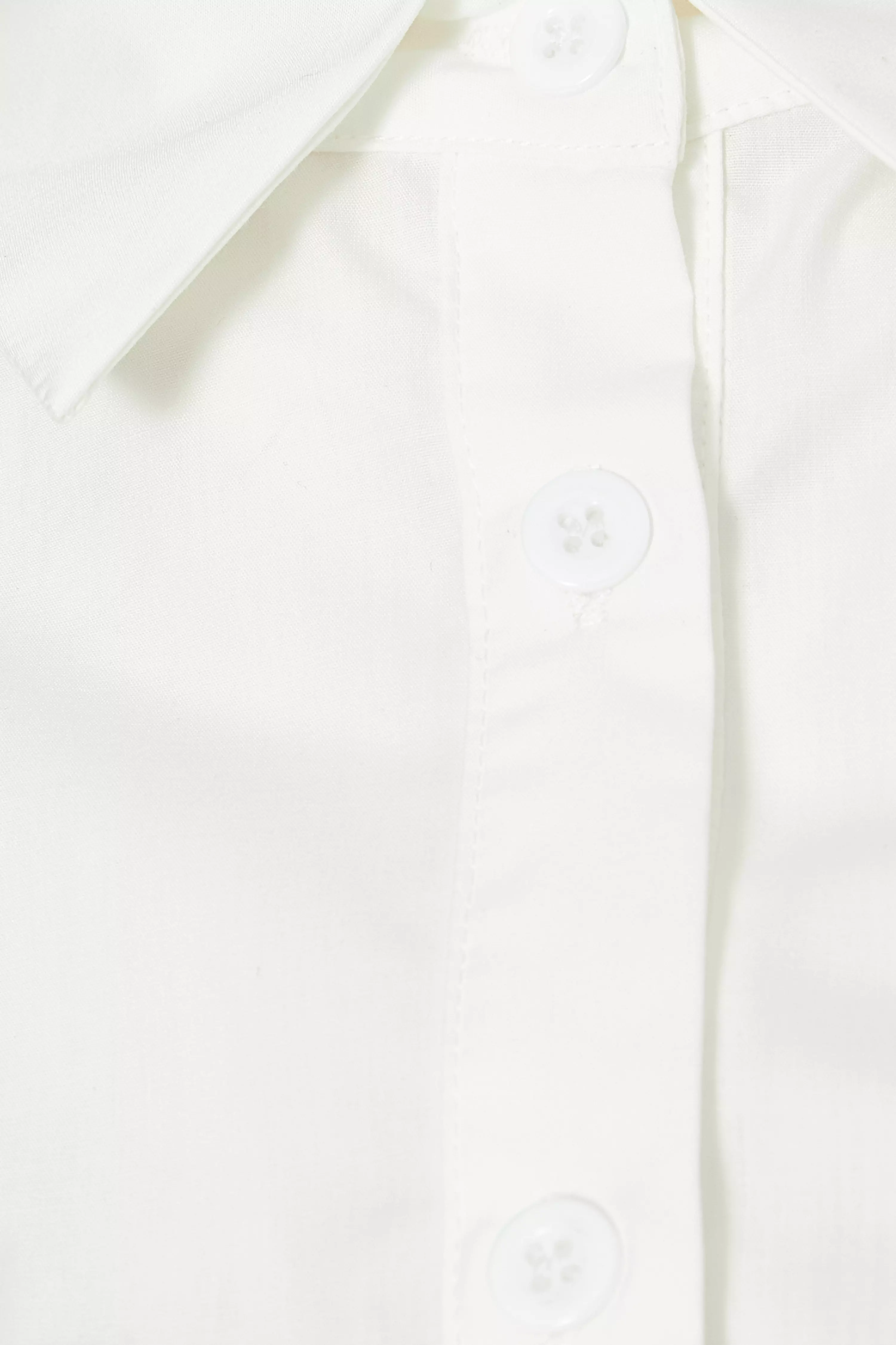 White Tie Sleeve Shirt