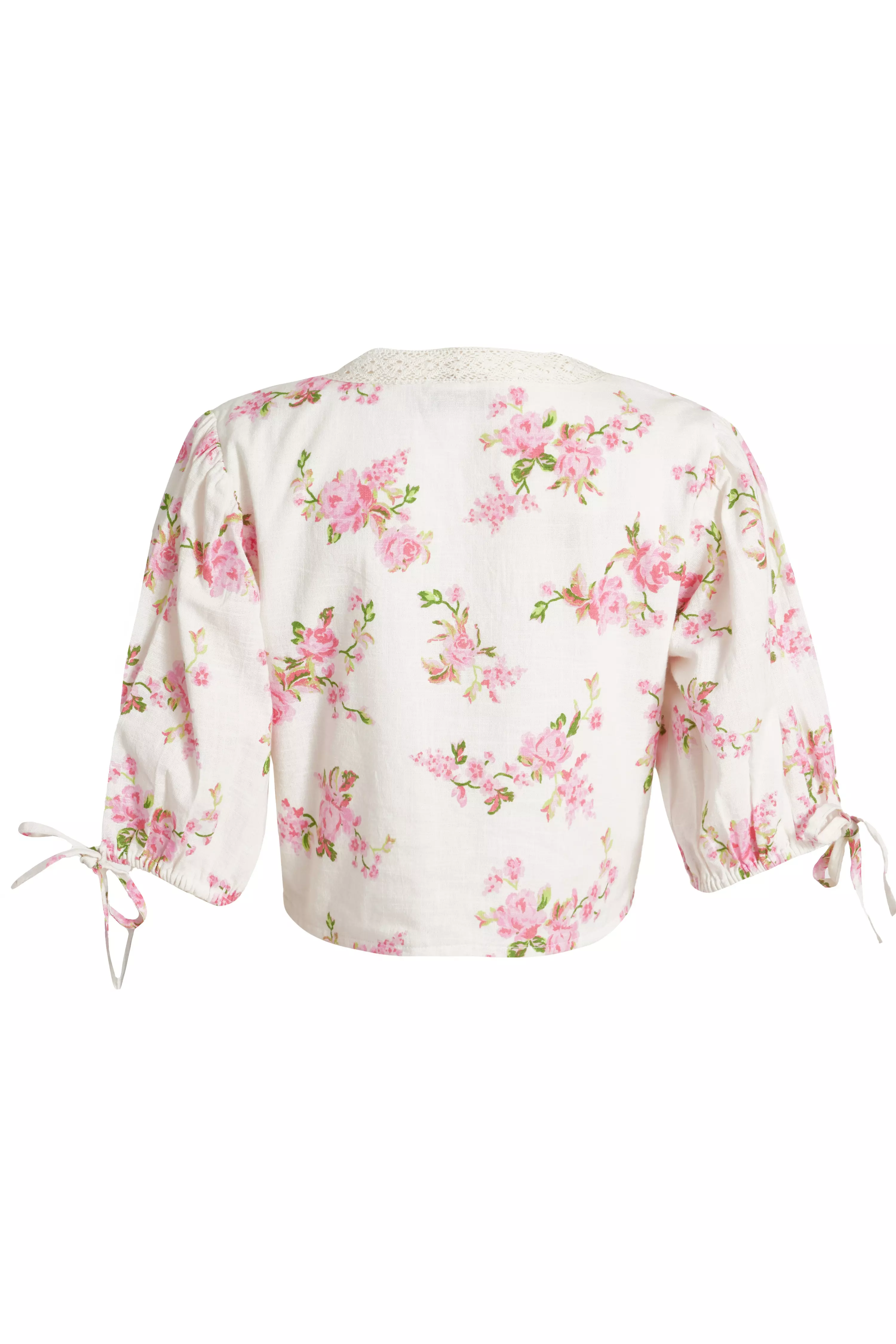 Floral Lace Crop Top
