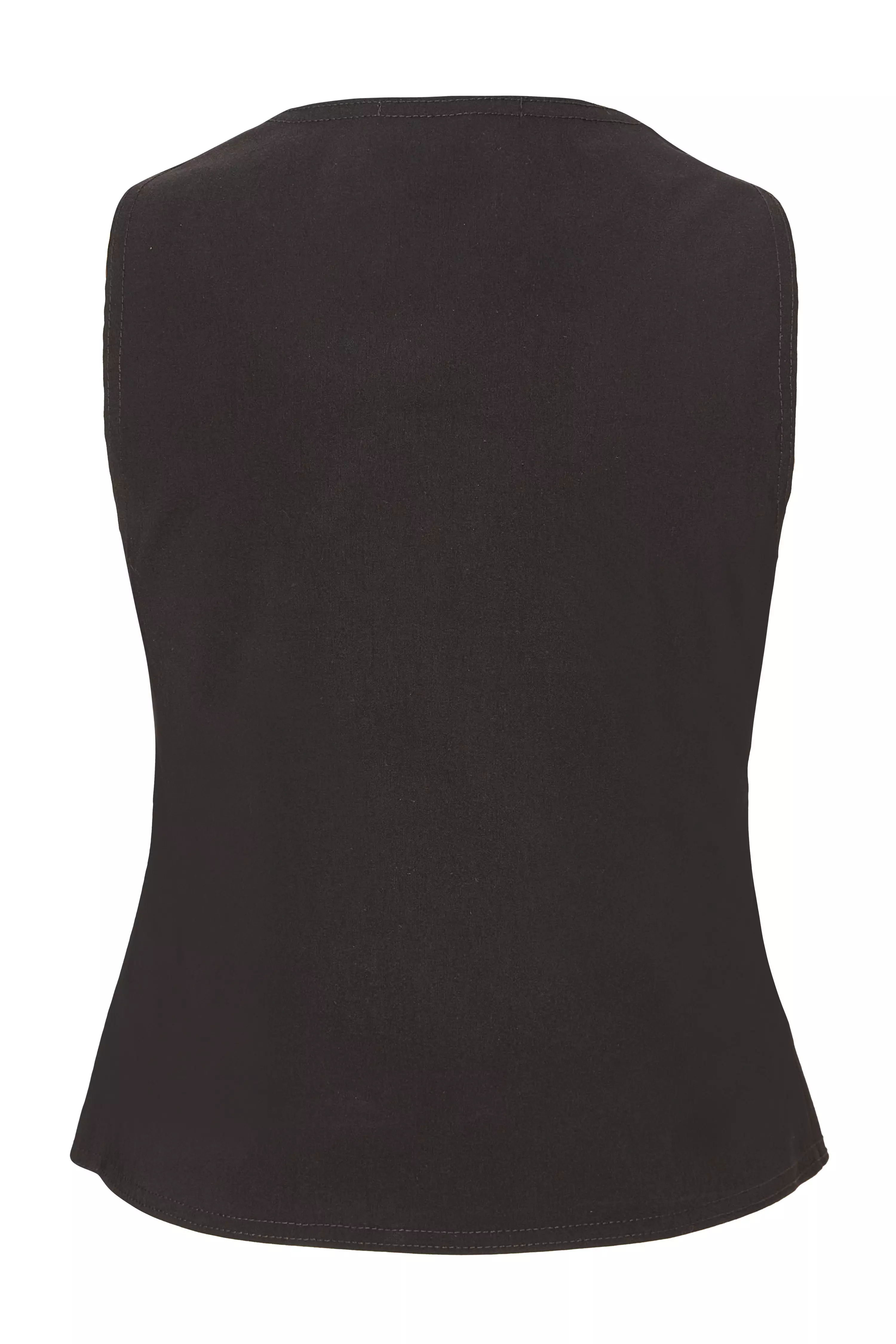 Black Bow Detail Waistcoat