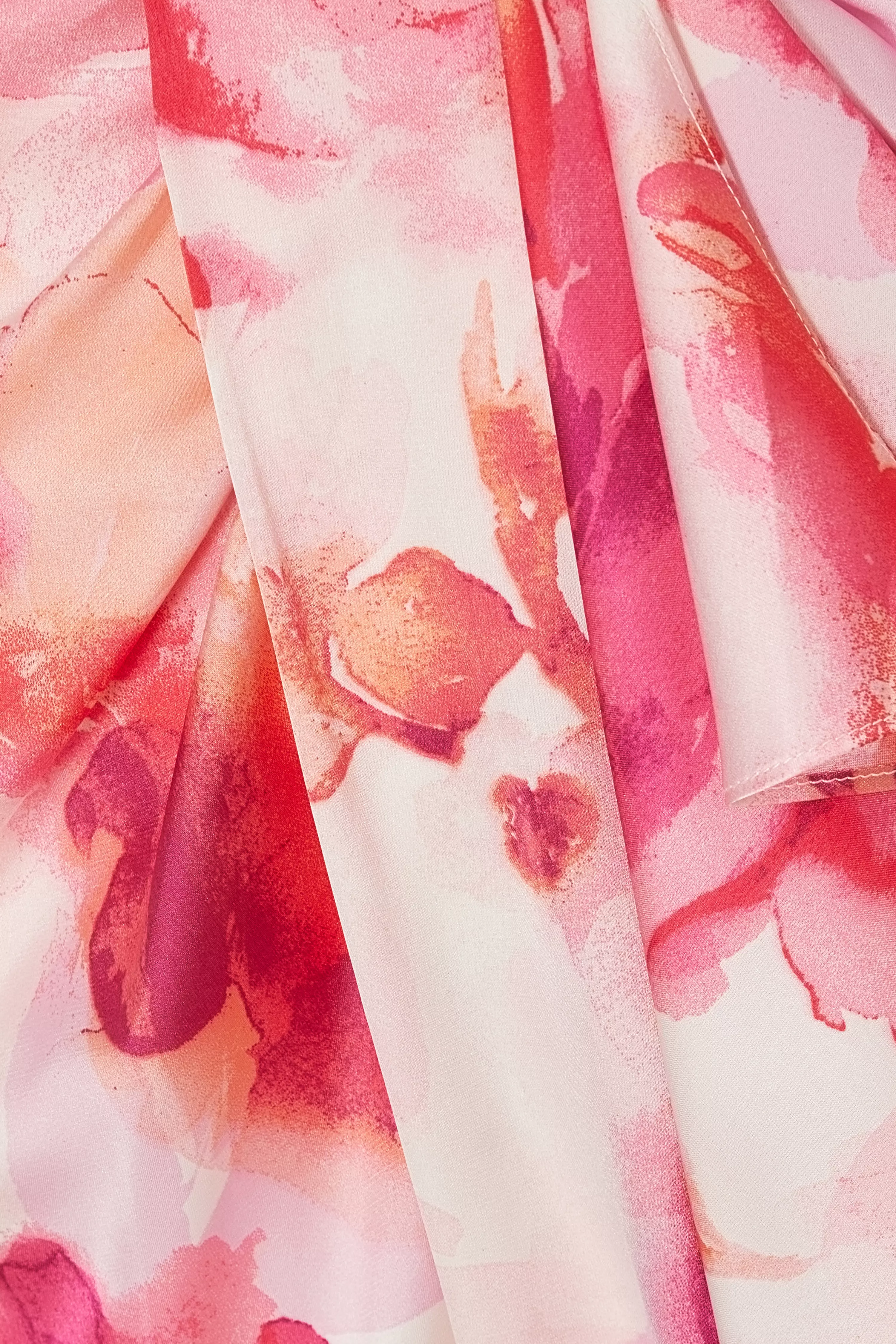 Petite Blush Floral Print Midi Dress