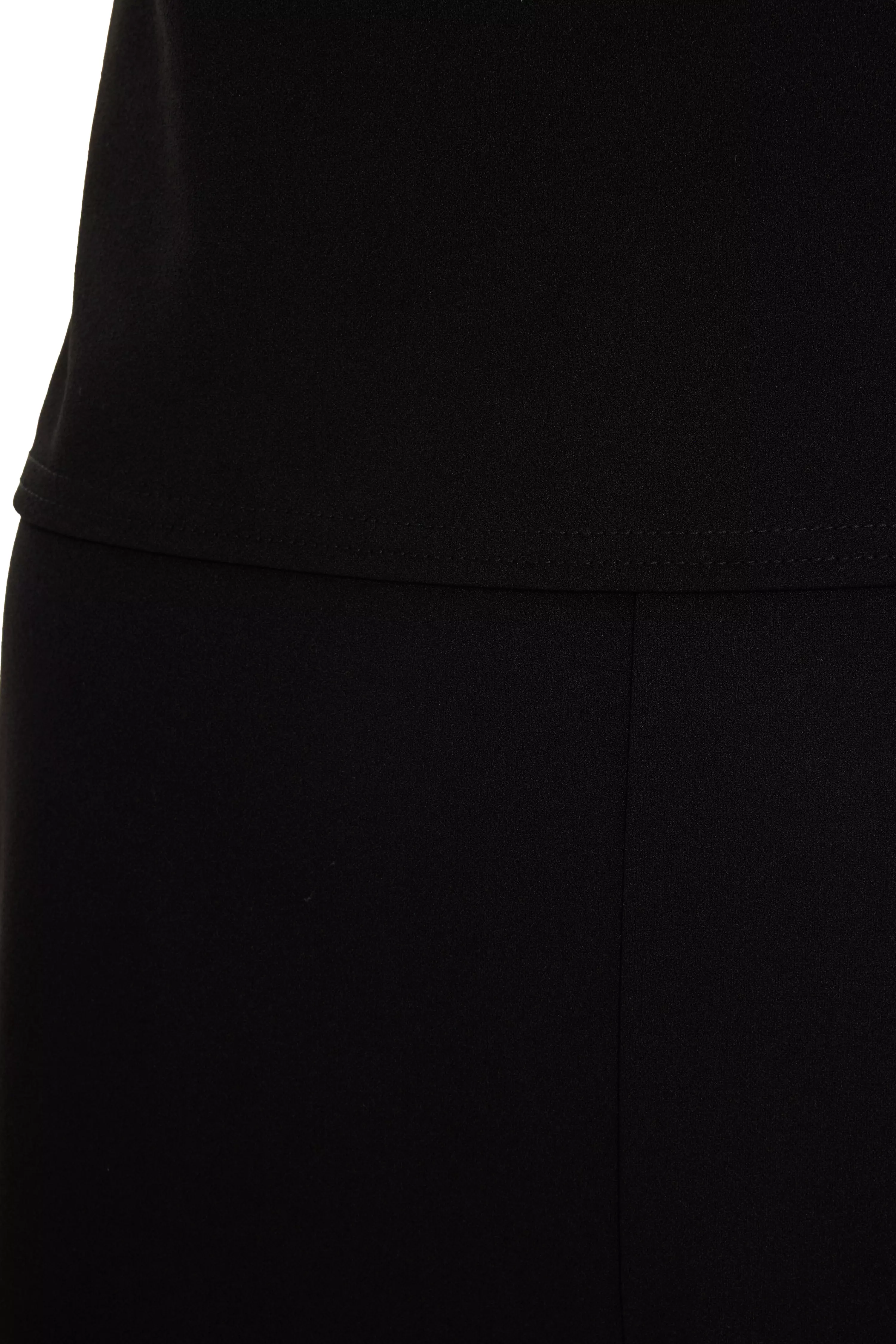 Petite Black Knot Detail Jumpsuit