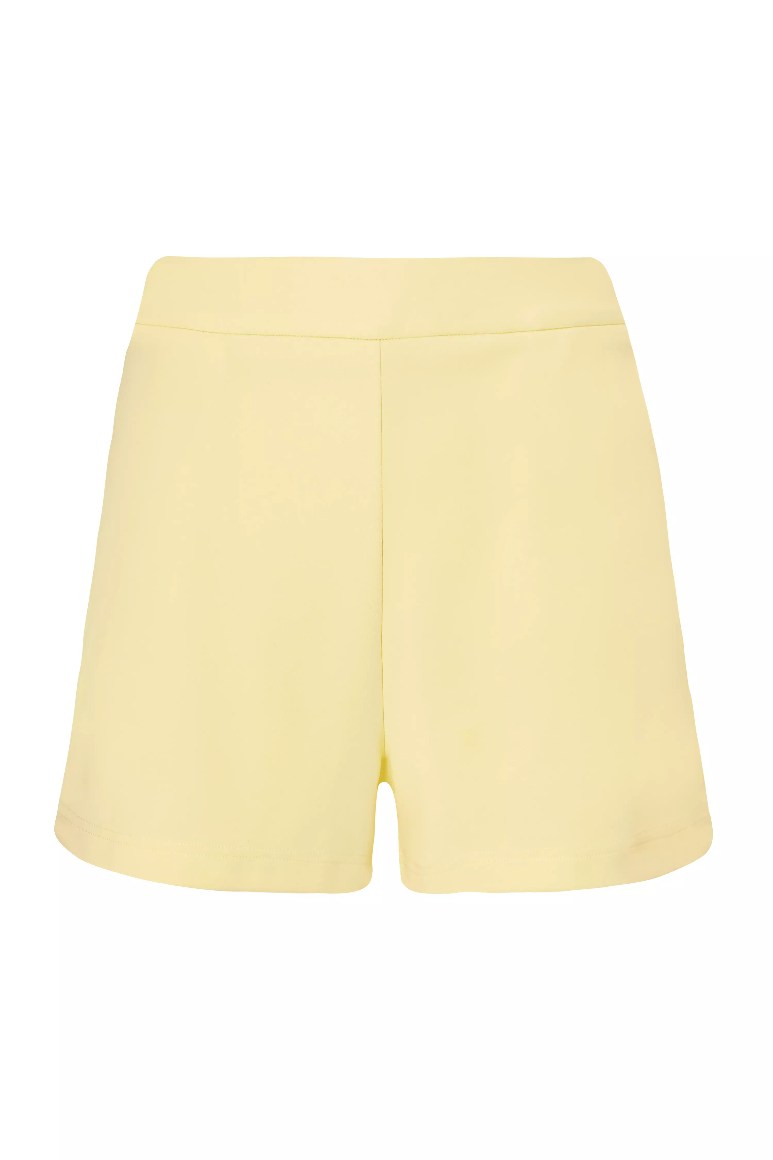Yellow Woven Tailored Shorts