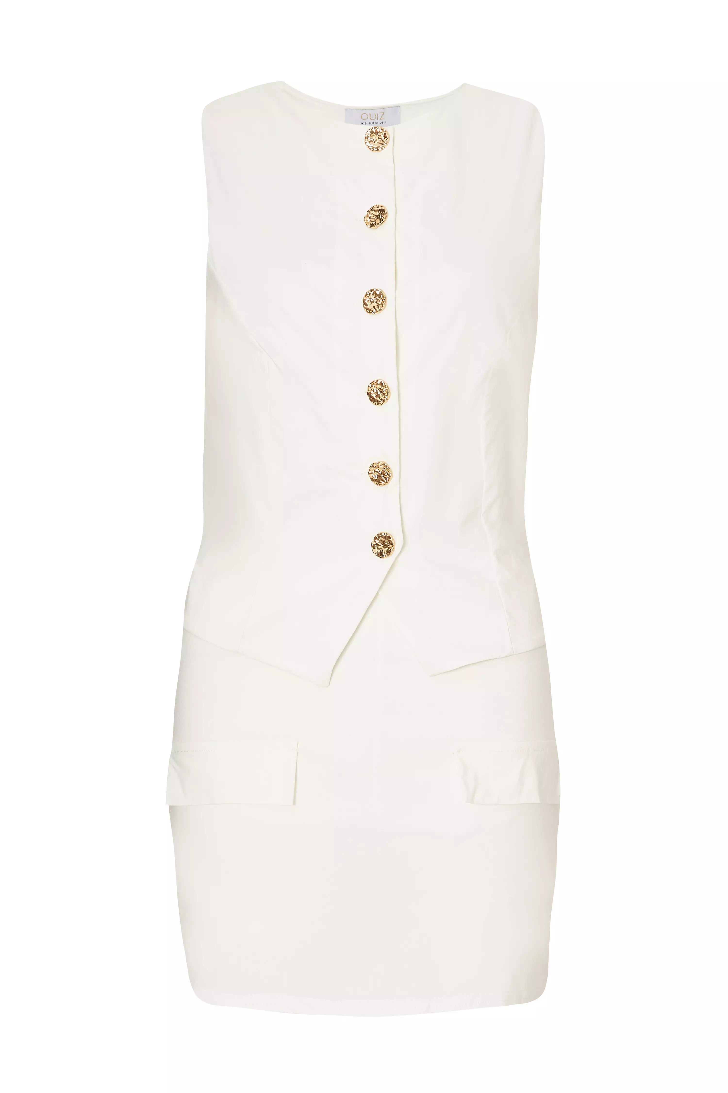 Cream Skort Playsuit