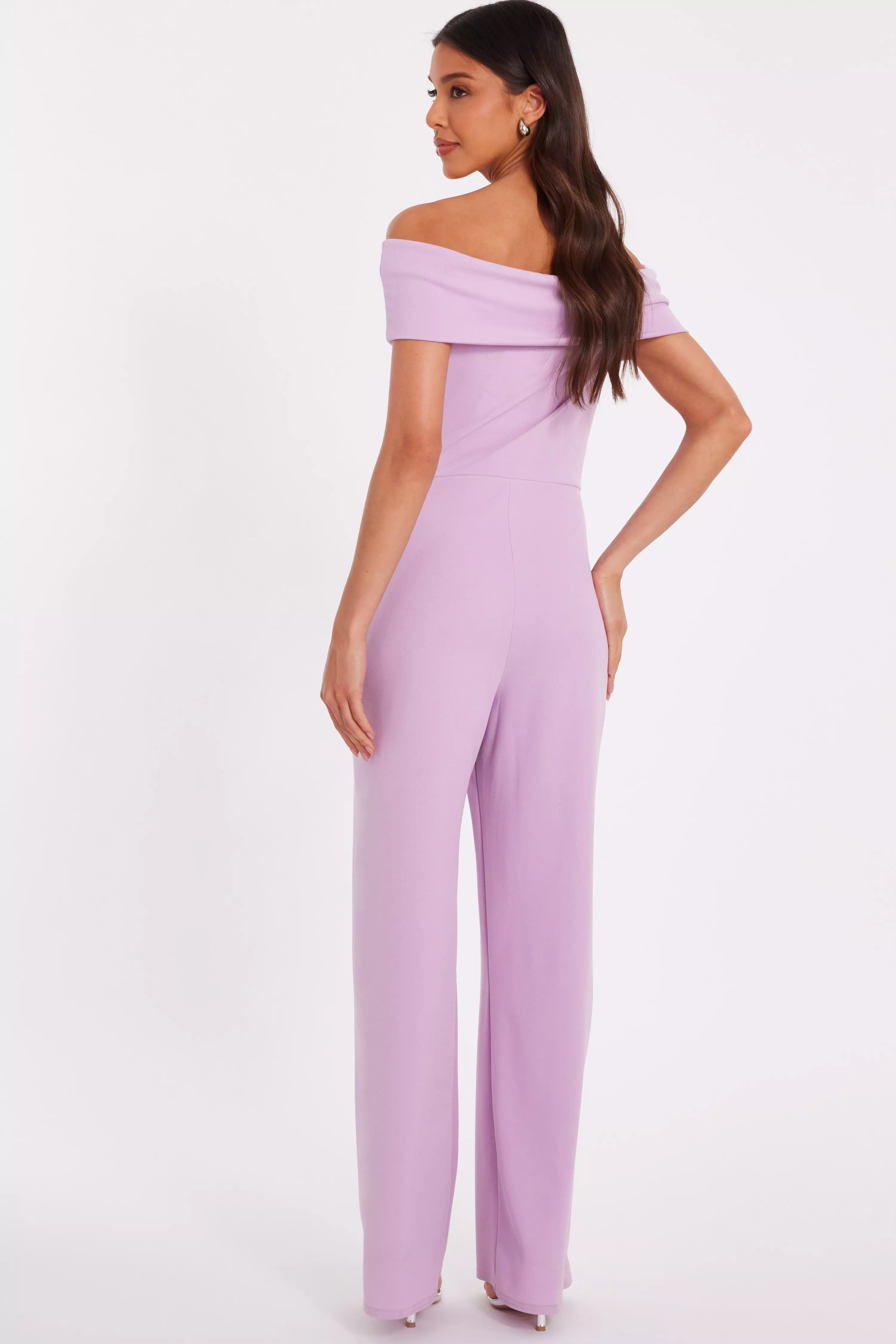 Lilac Floral Corsage Jumpsuit