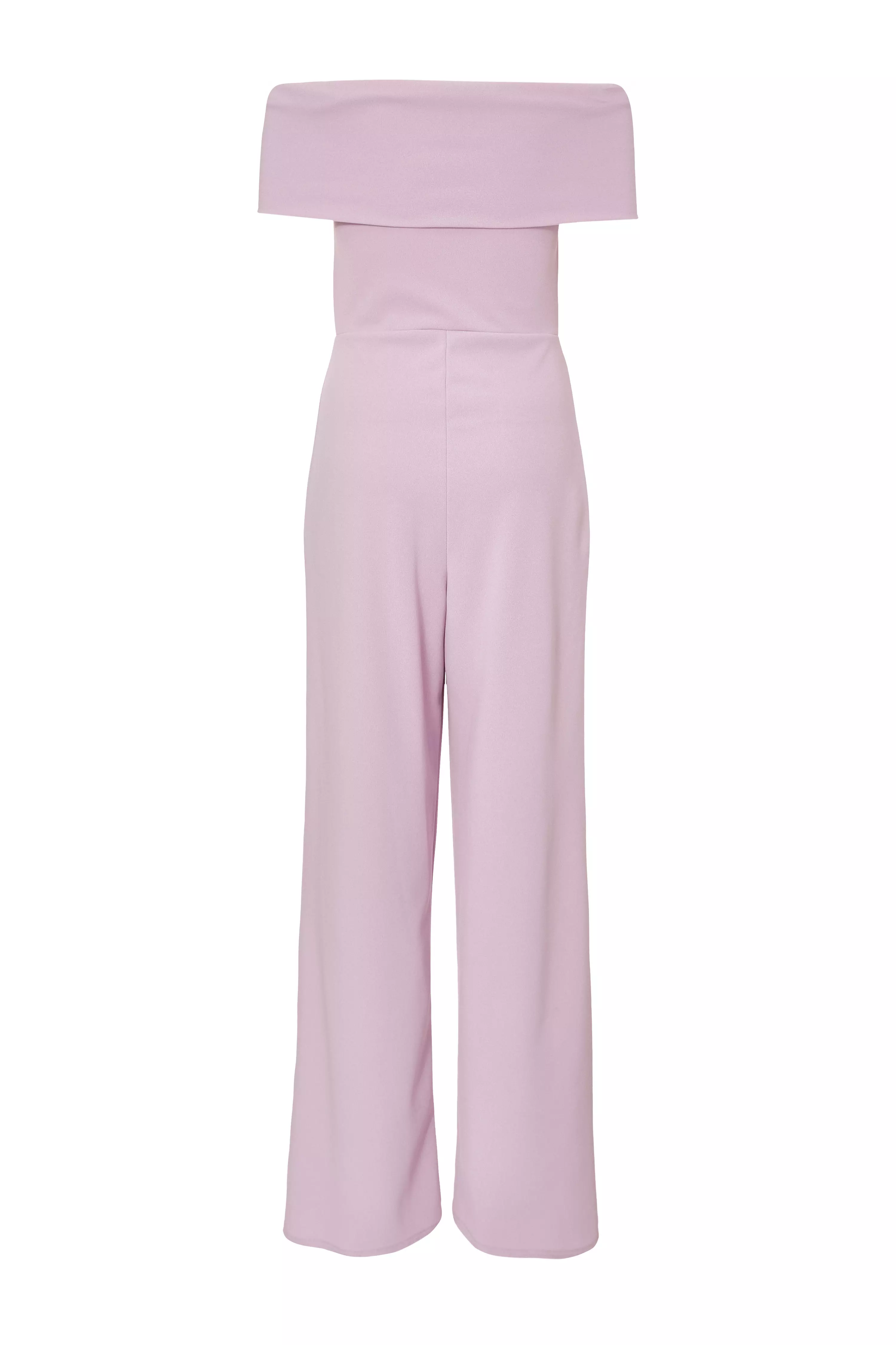 Lilac Floral Corsage Jumpsuit