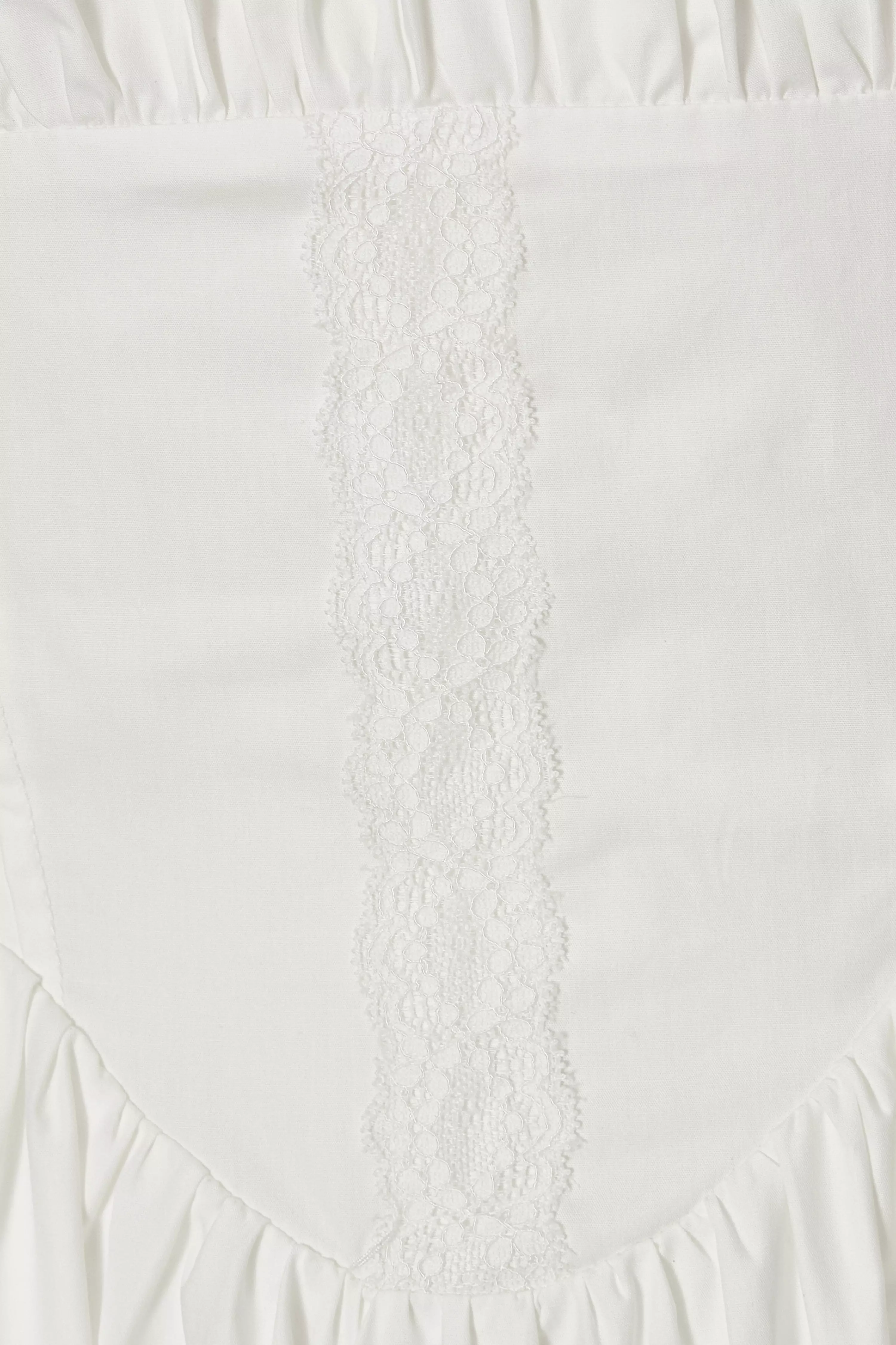 White Corset Detail Midi Dress