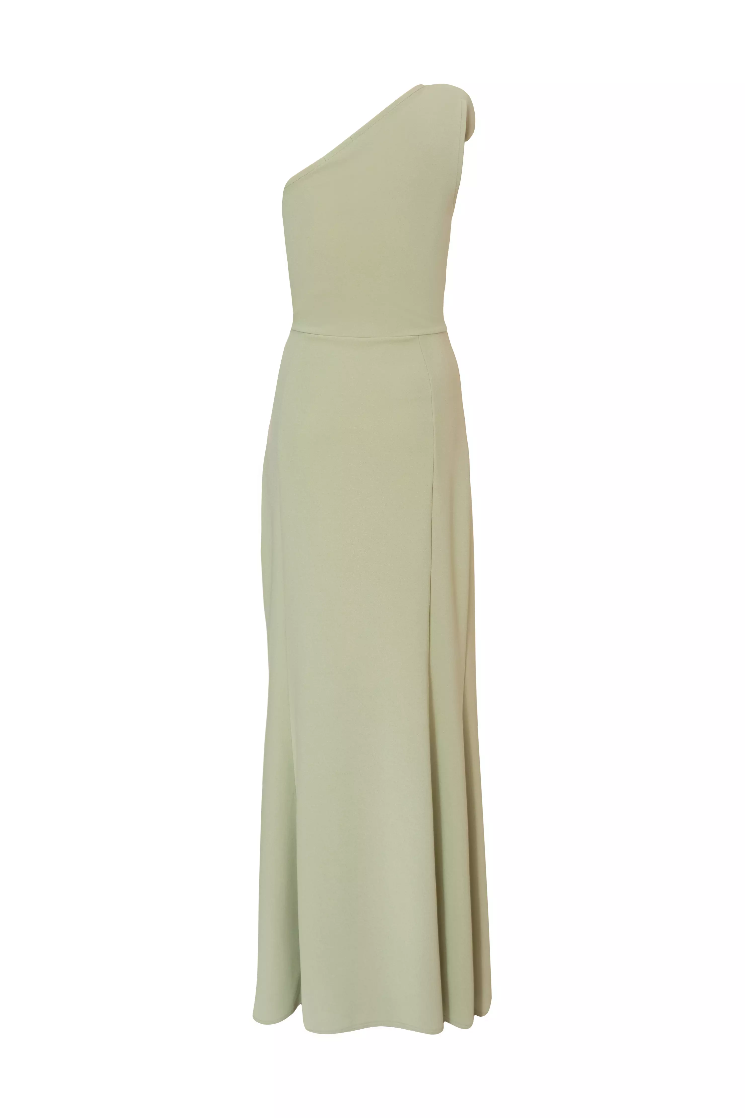Green Corsage Maxi Dress