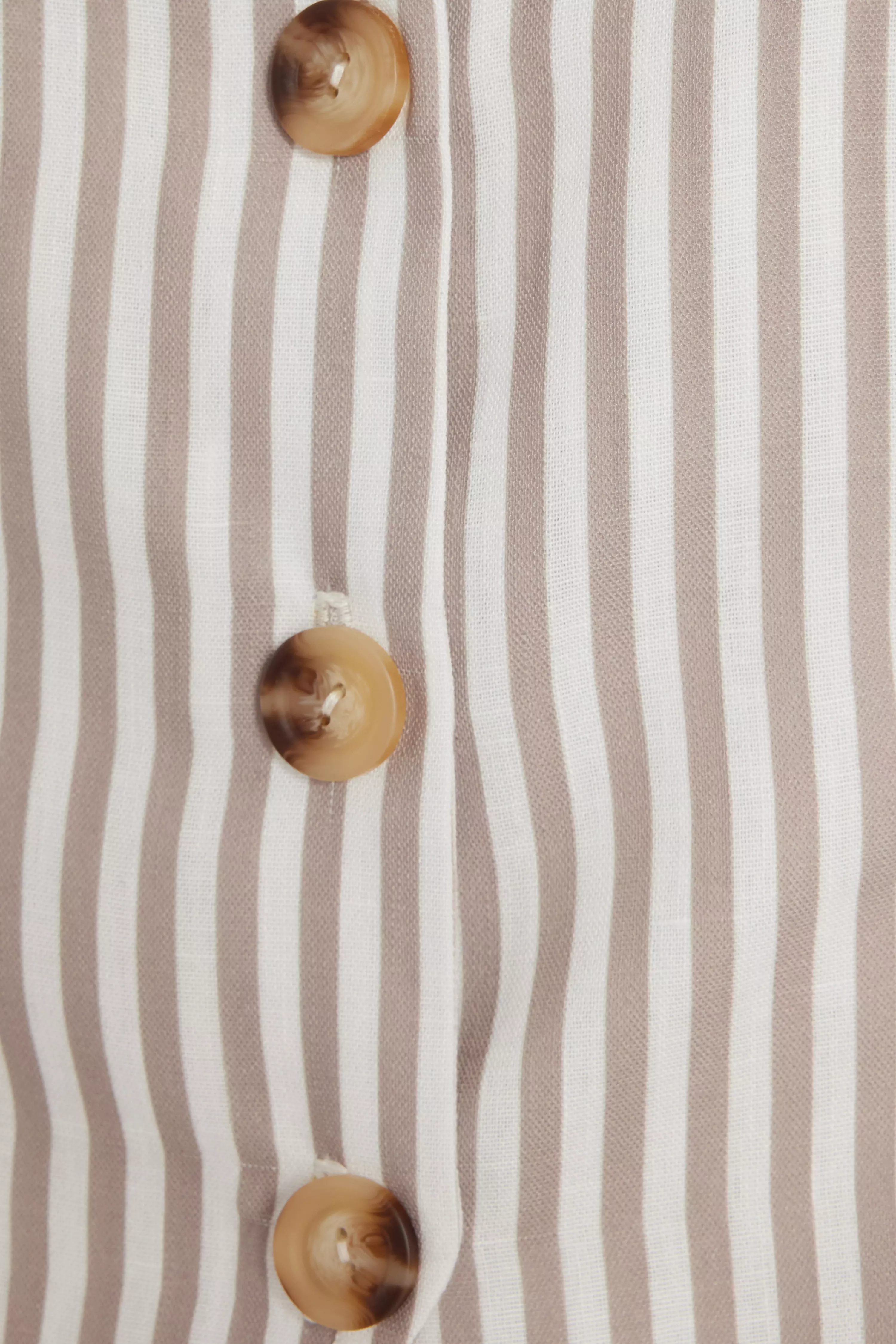 Petite Stone Striped Boat Neck Waistcoat