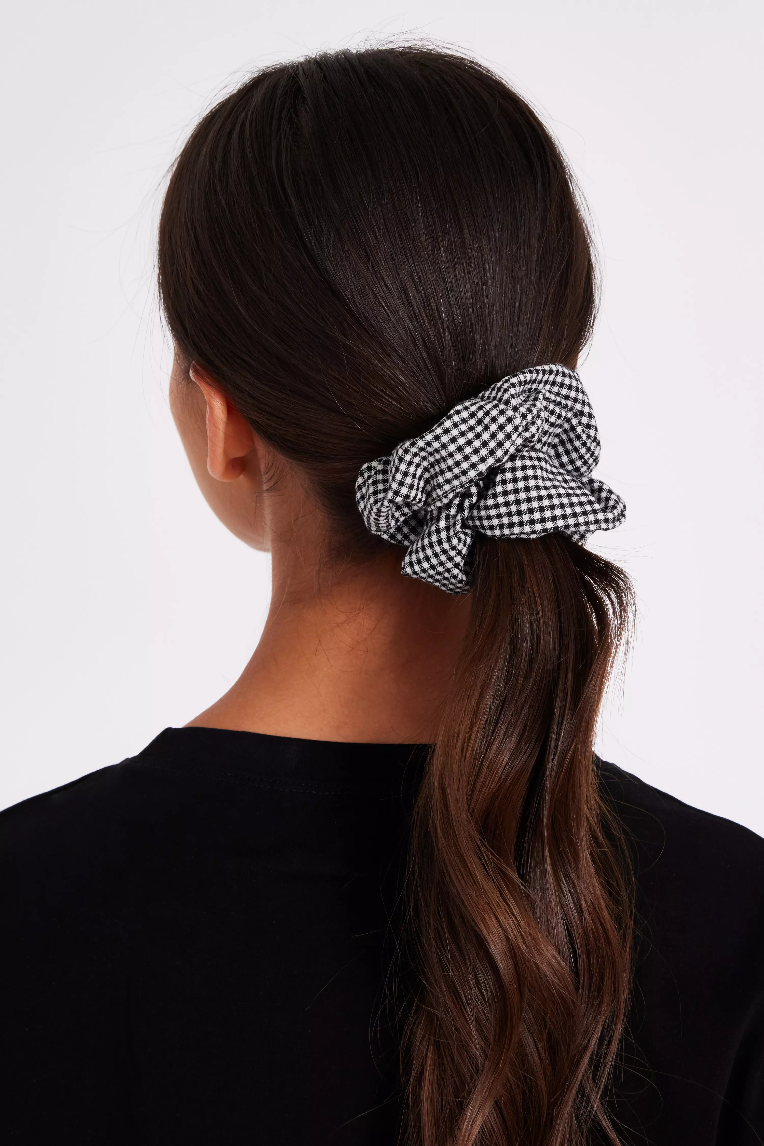 Gingham Scrunchie Set