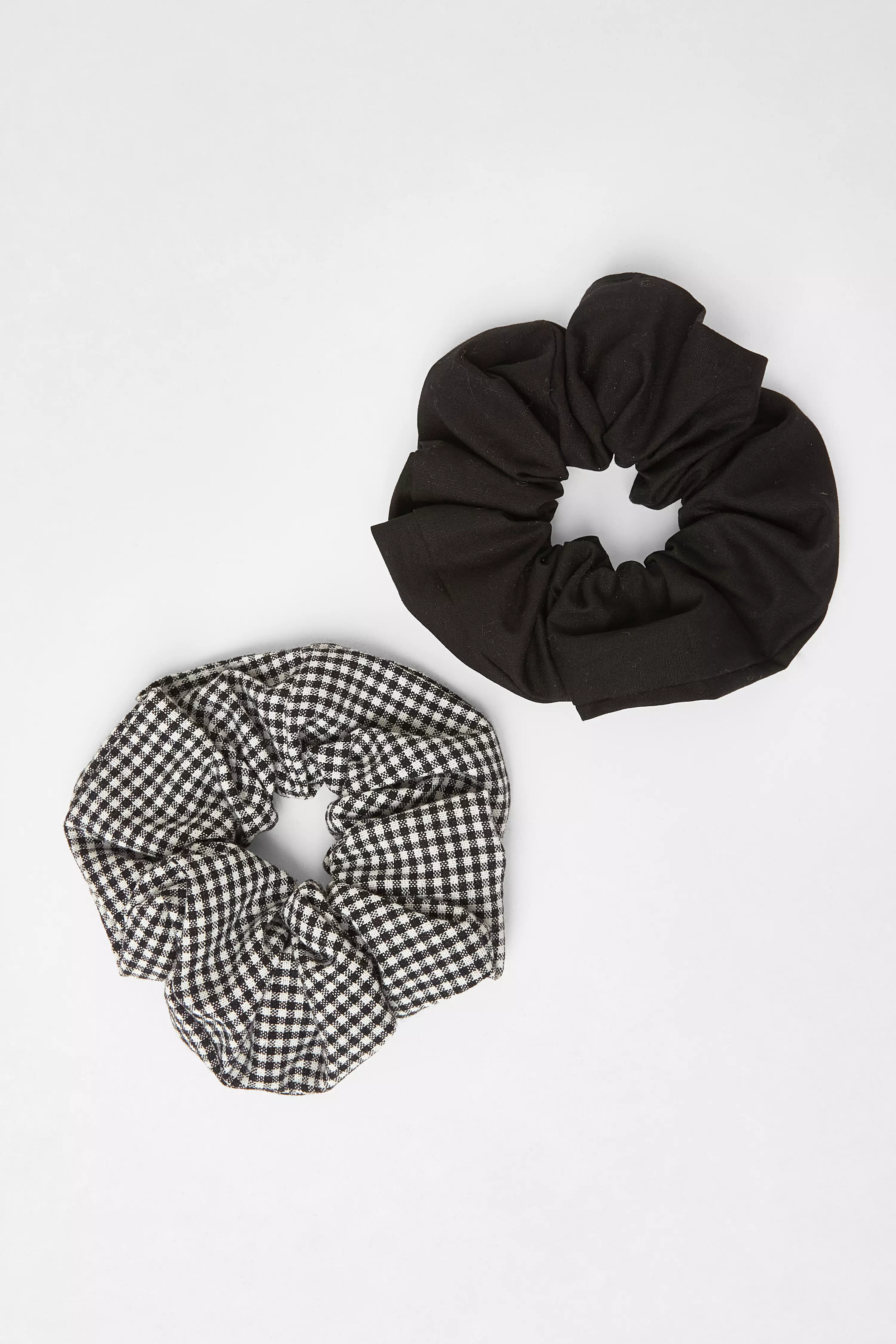Gingham Scrunchie Set