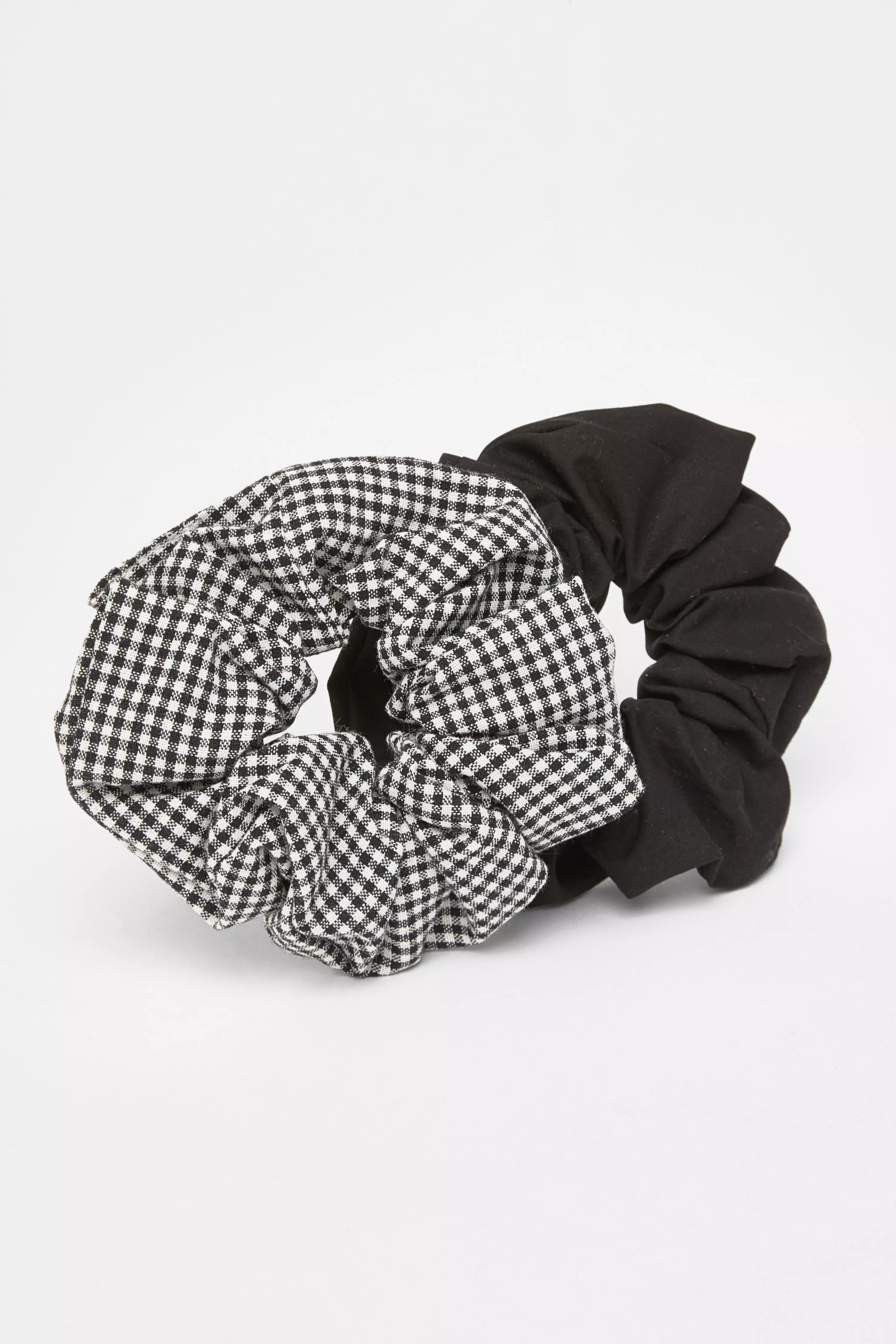 Gingham Scrunchie Set