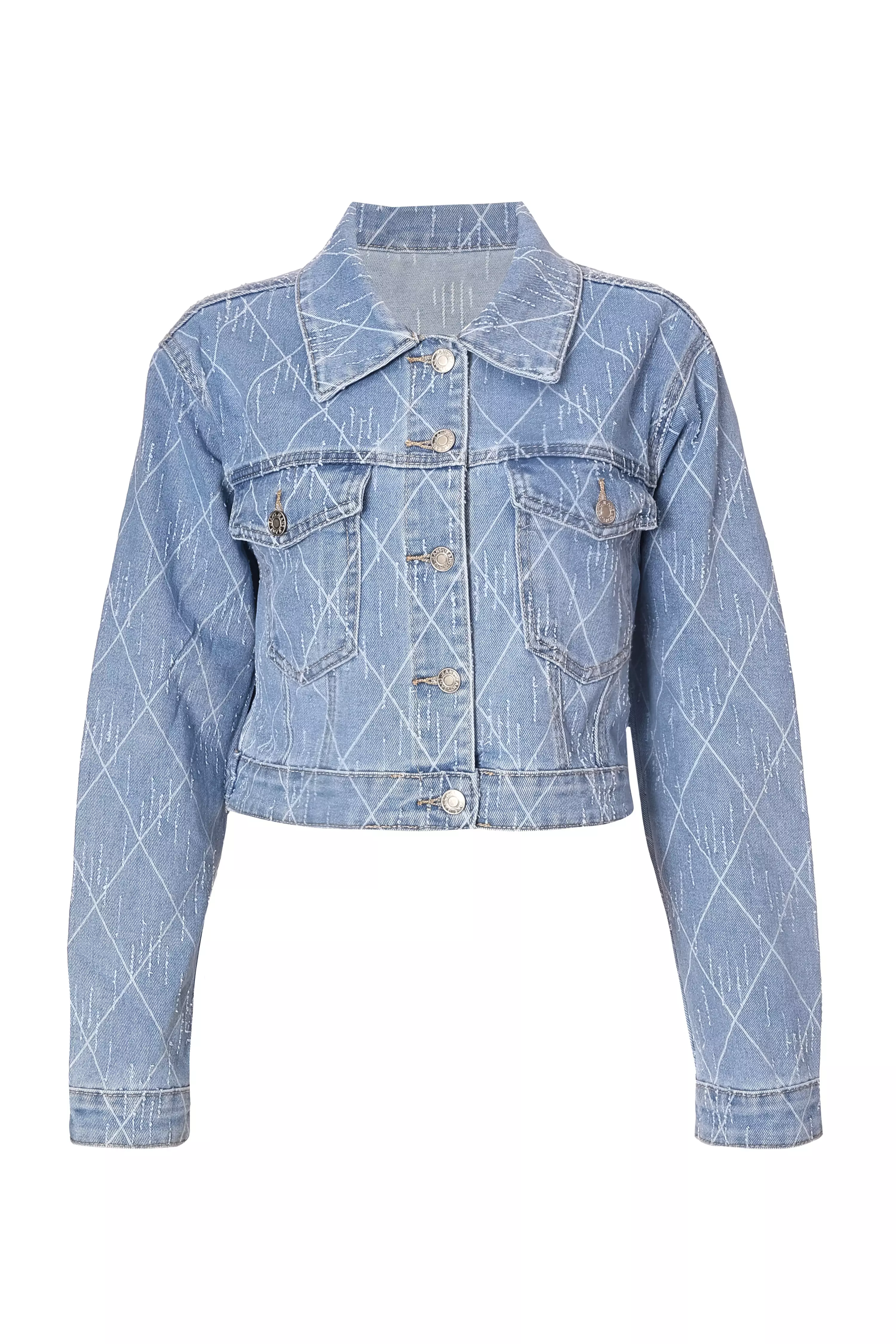 Denim Textured Jacket