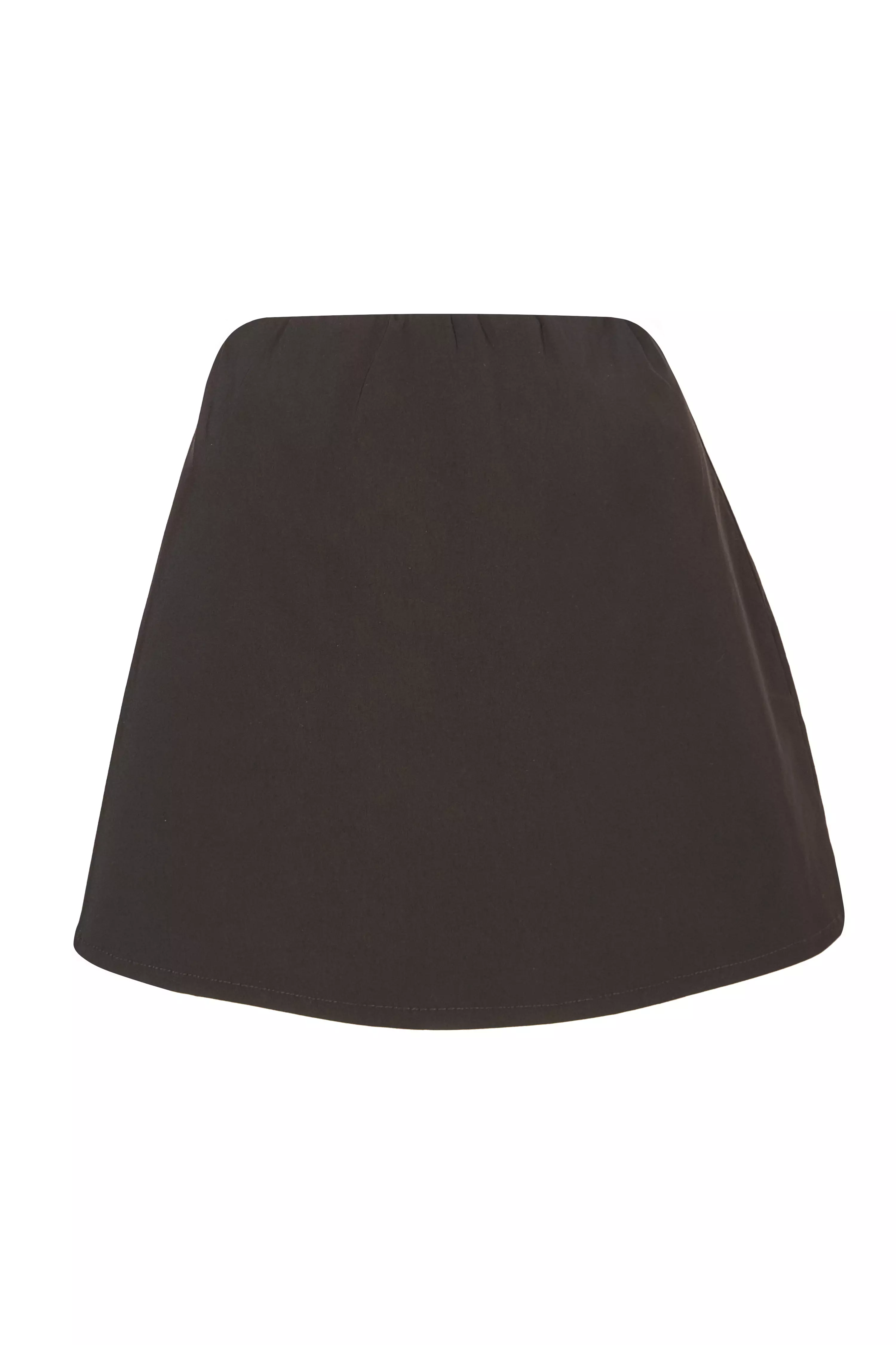 Black Tailored Skort