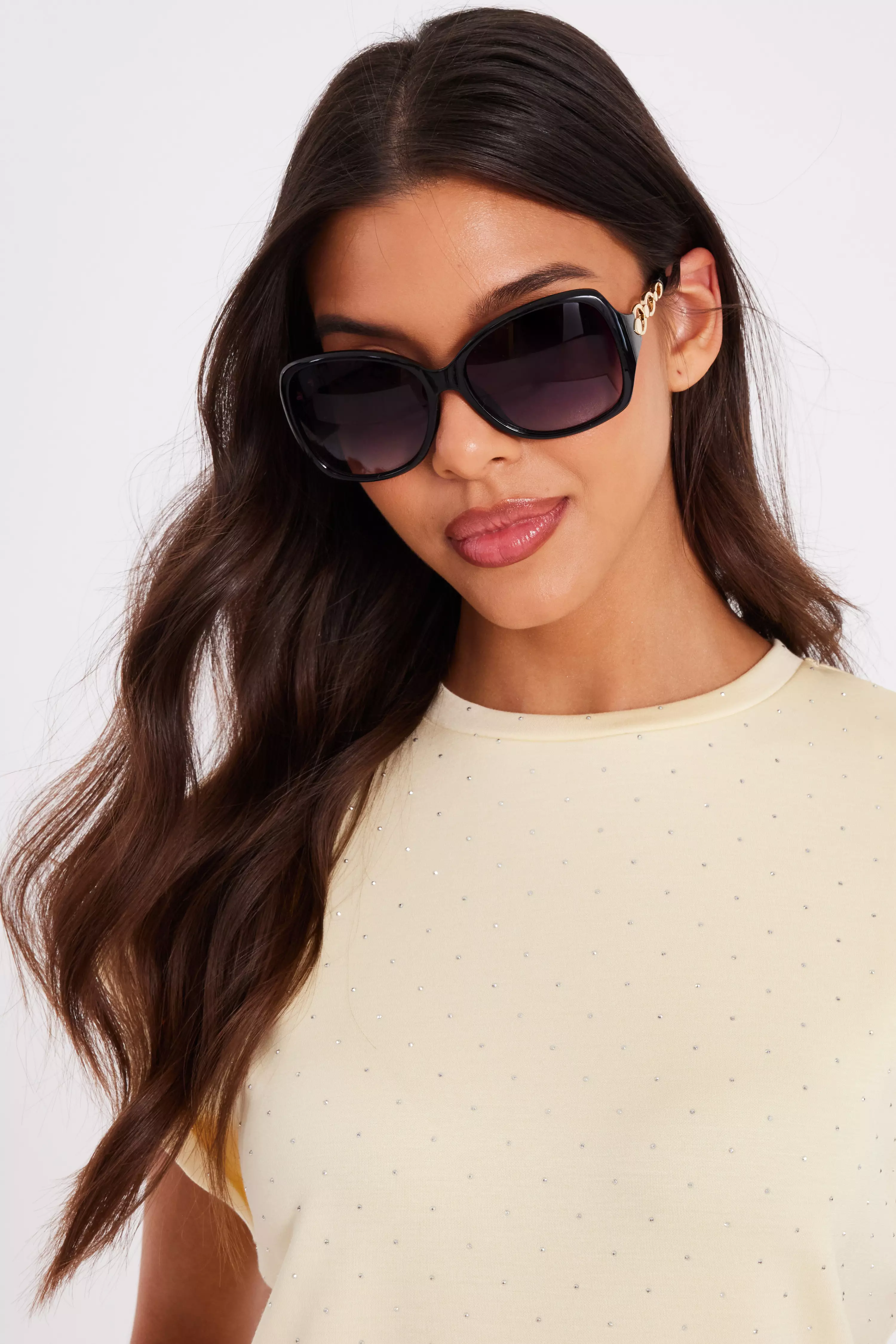Black Side Trim Sunglasses