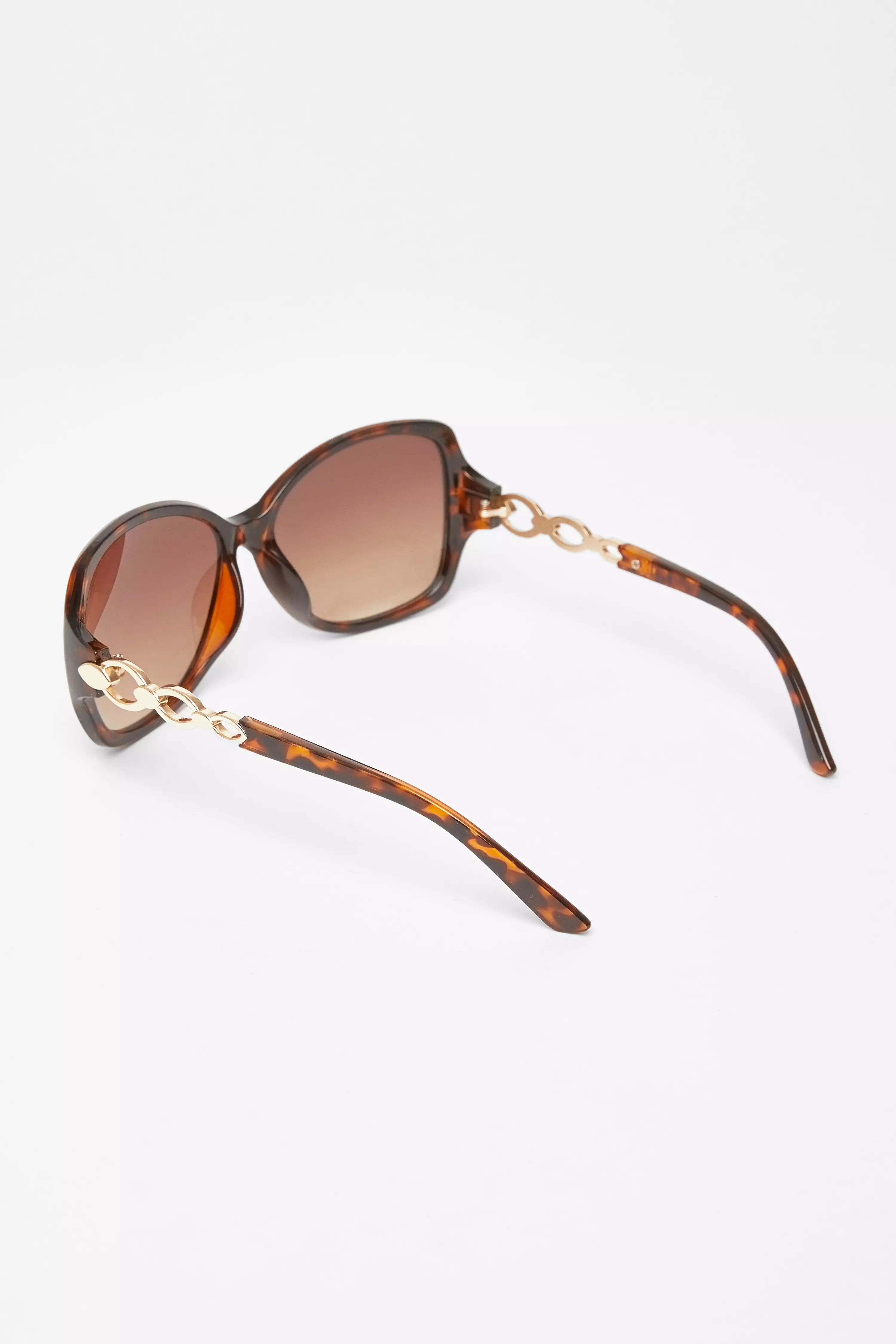 Tortoiseshell Side Trim Sunglasses