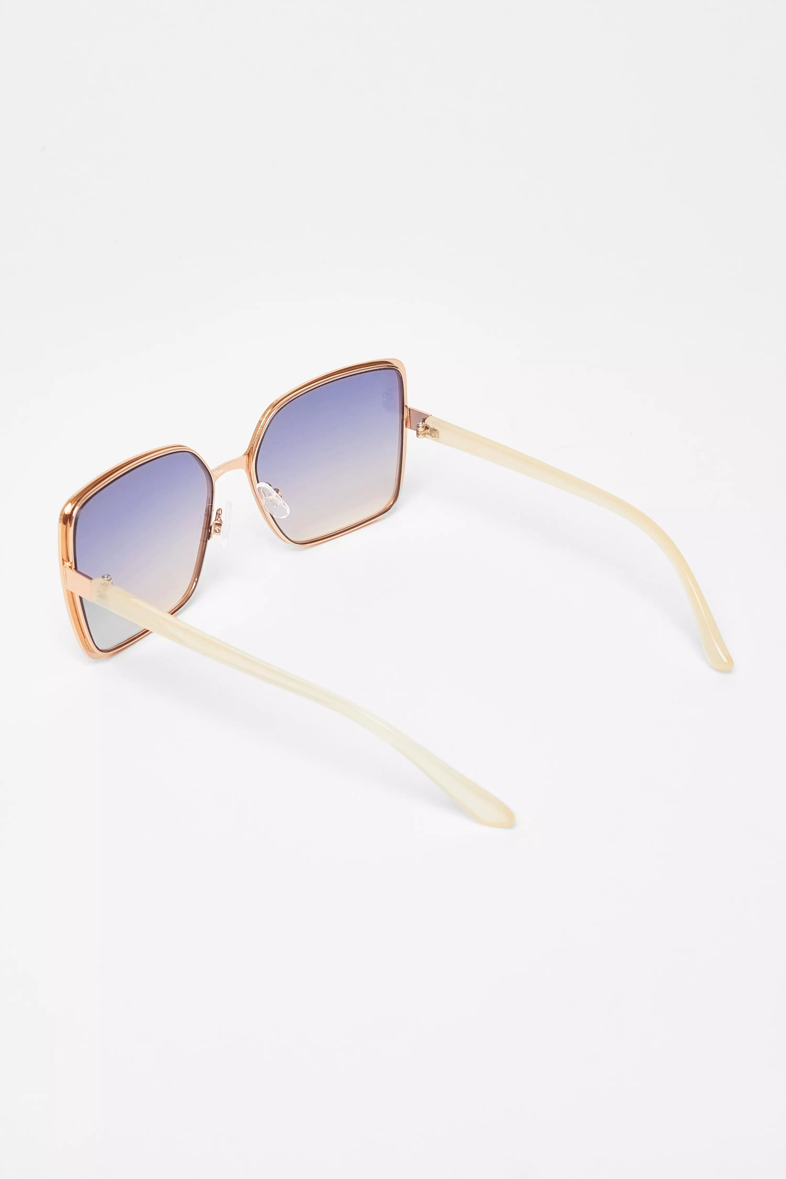 Nude Oversized Sunglasses