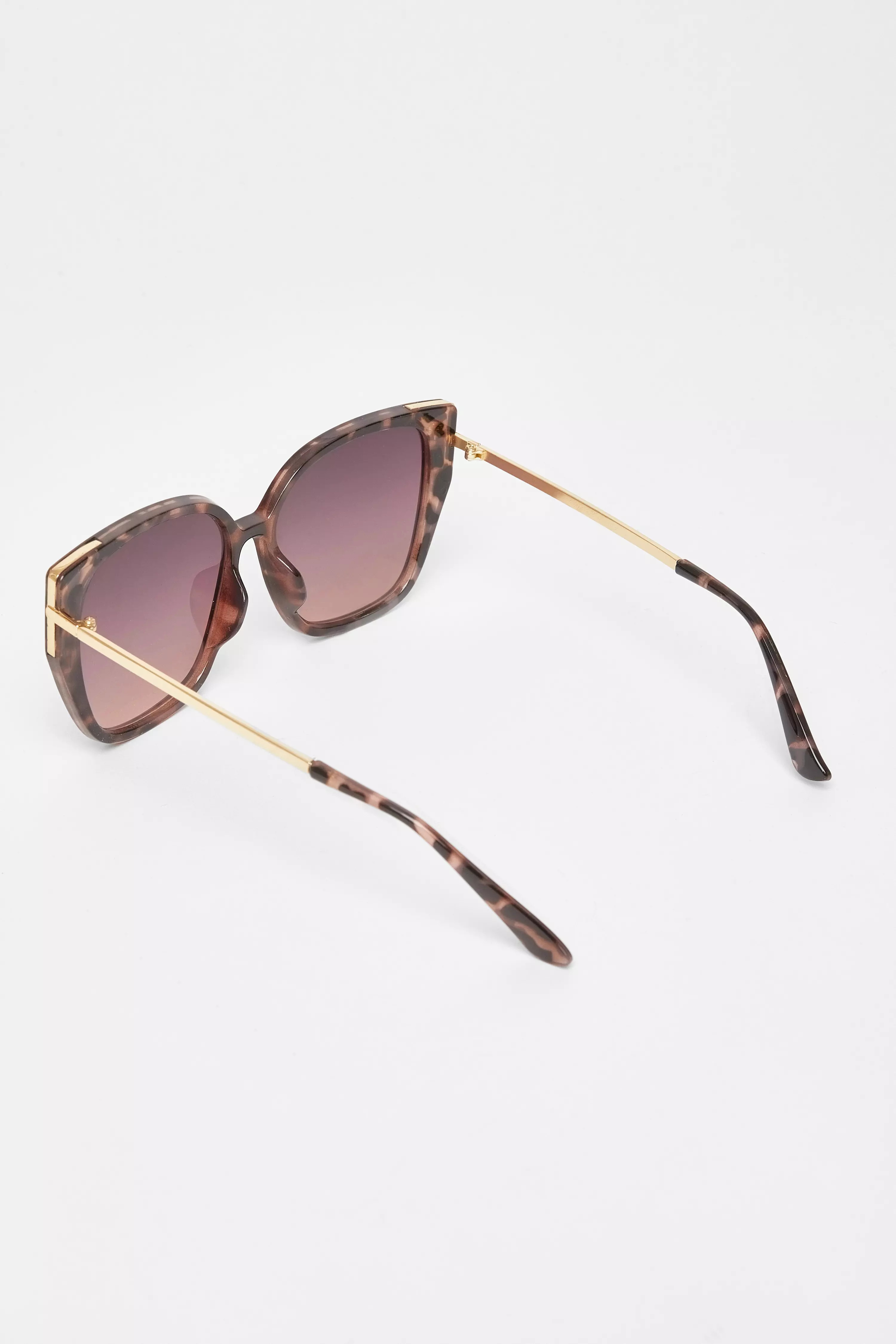 Grey Tortoiseshell Cat Eye Sunglasses