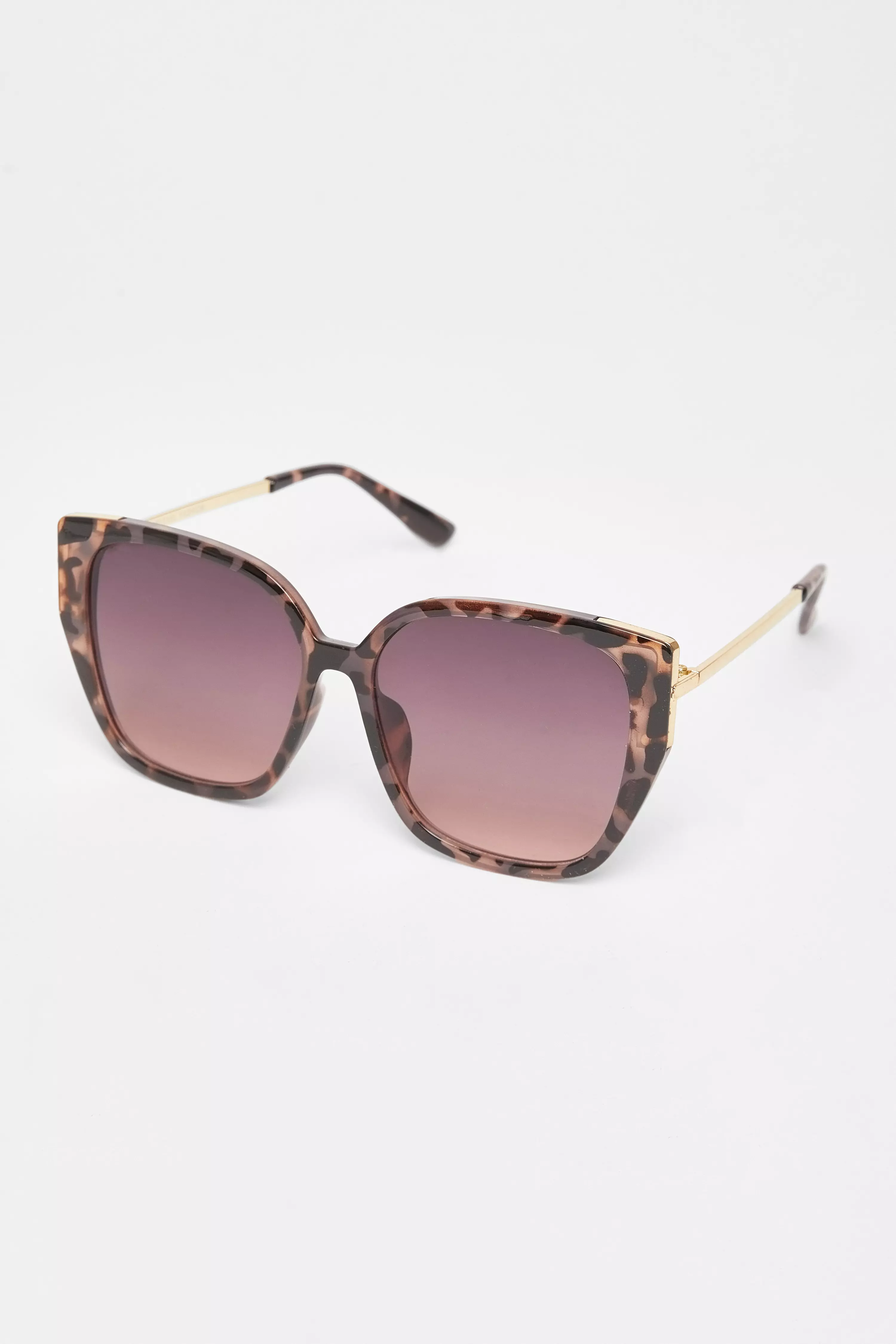 Grey Tortoiseshell Cat Eye Sunglasses