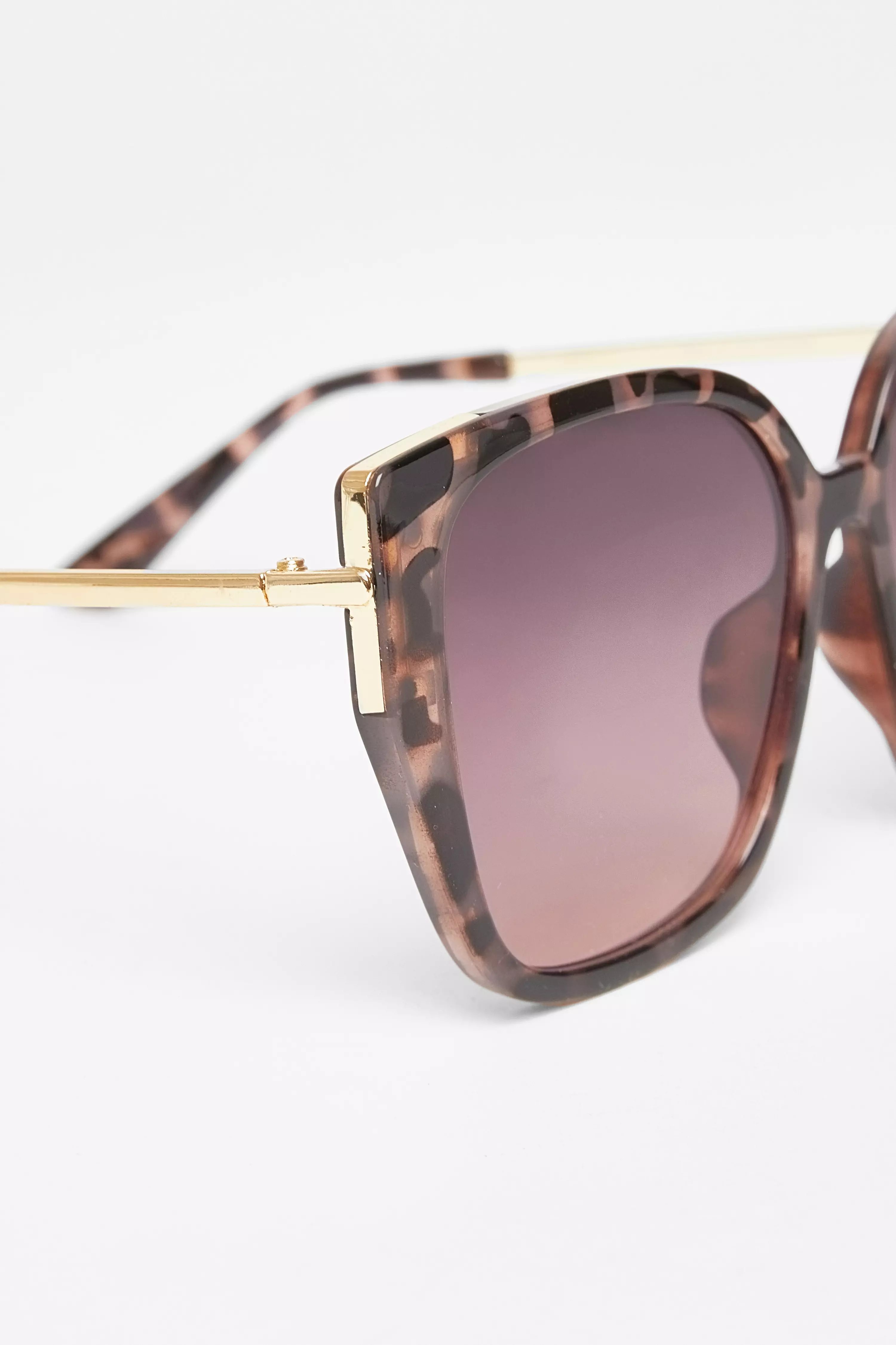 Grey Tortoiseshell Cat Eye Sunglasses