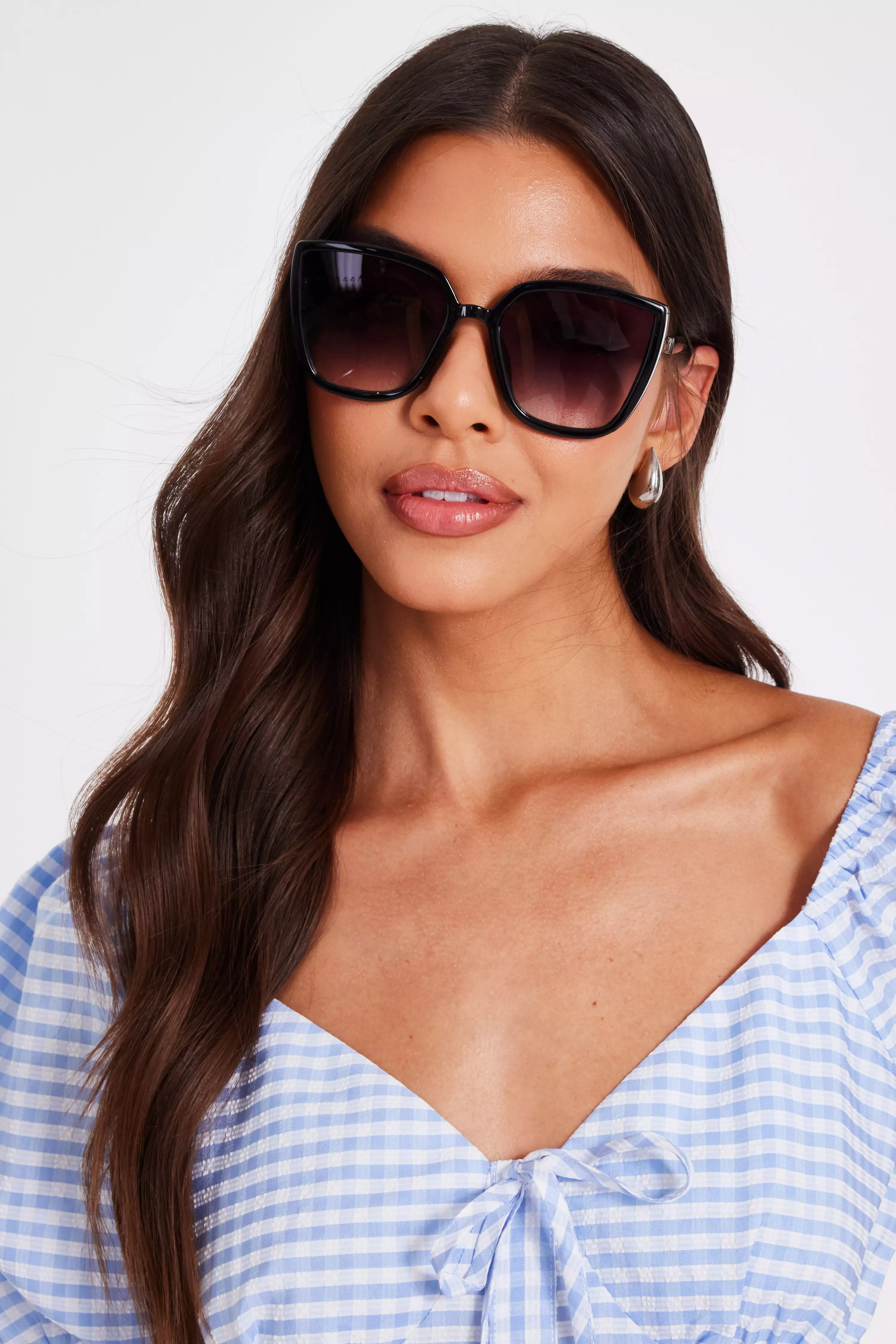 Black Cat Eye Sunglasses