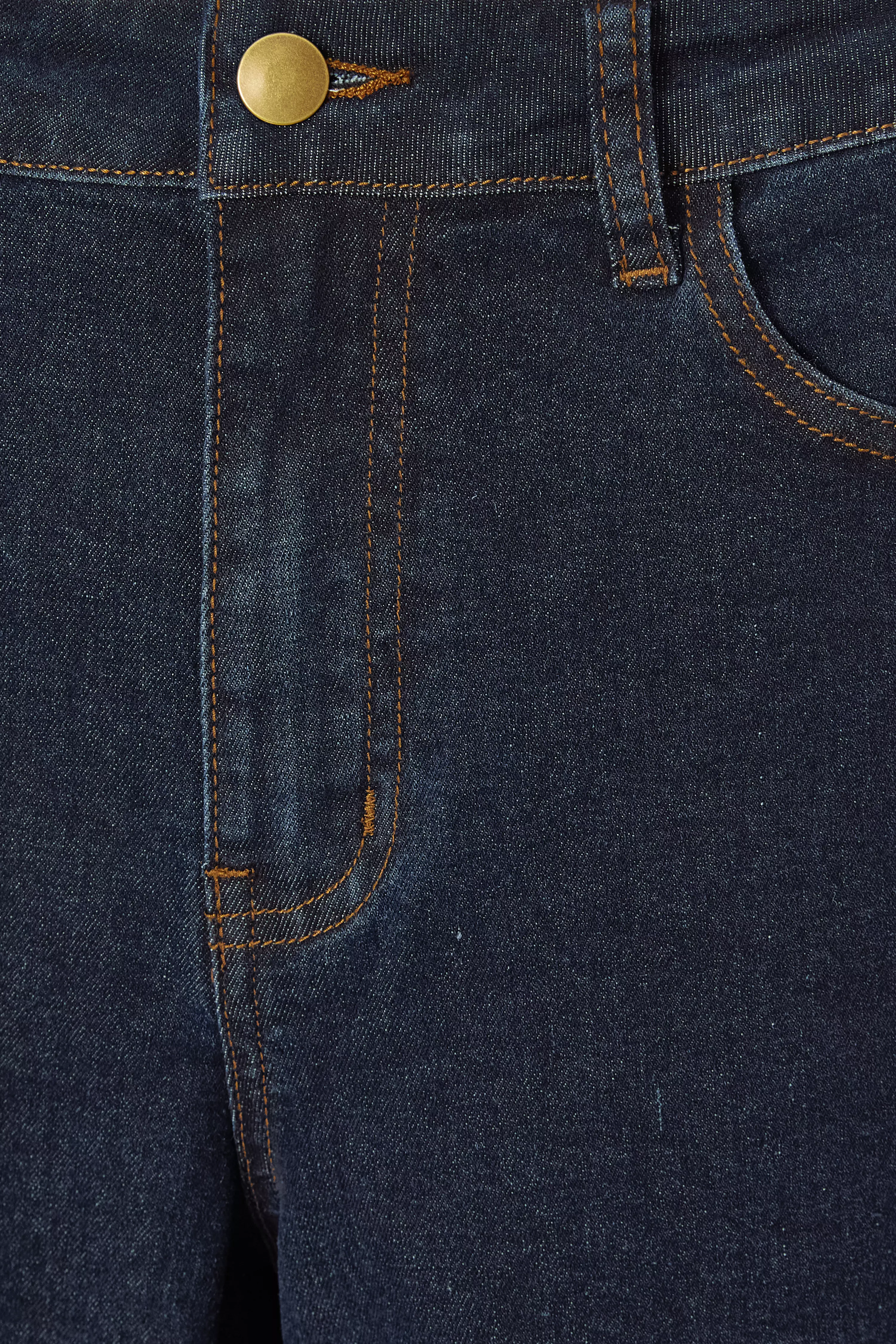 Indigo Denim Wide Leg Jeans