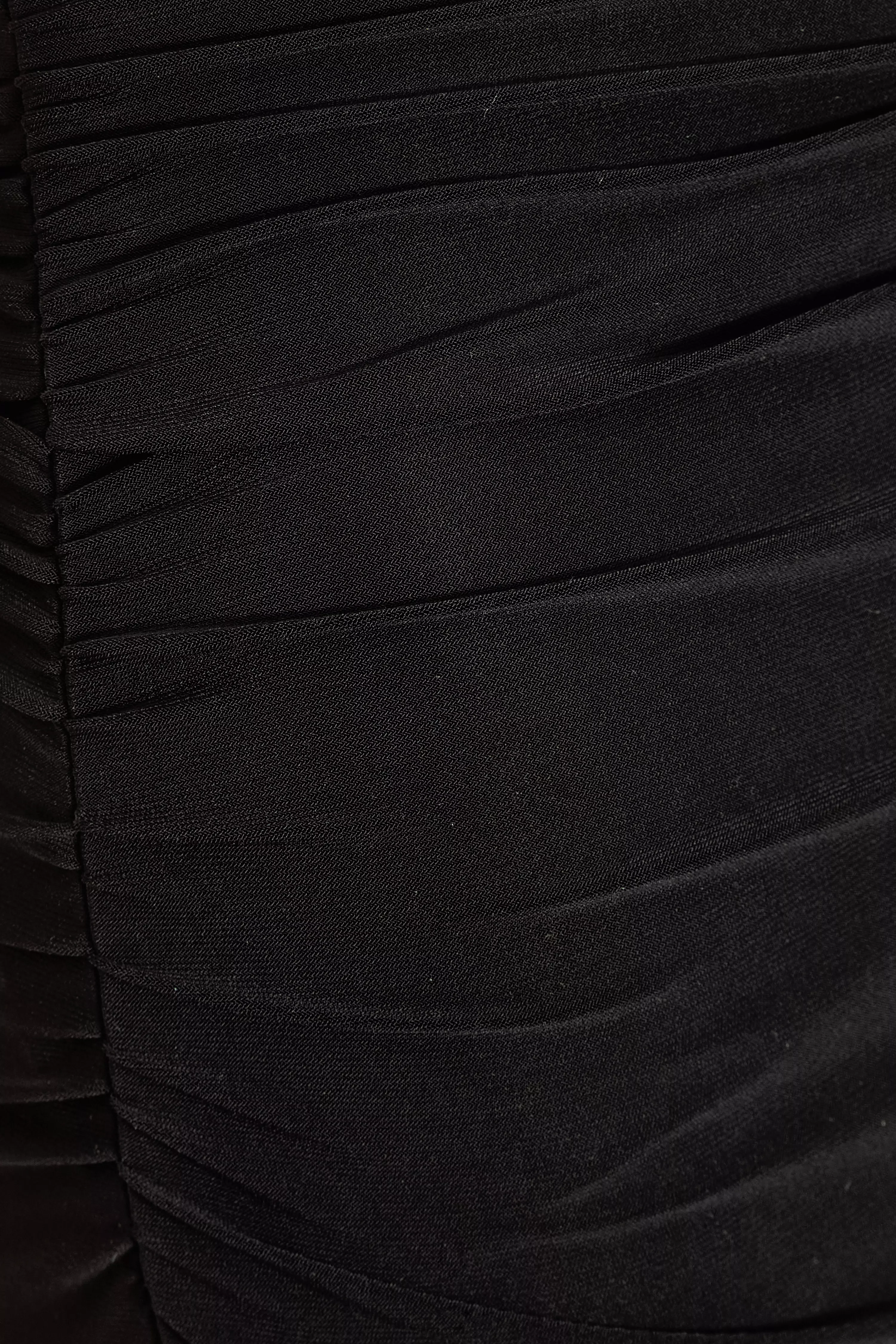 Black Gold Buckle Midaxi Dress