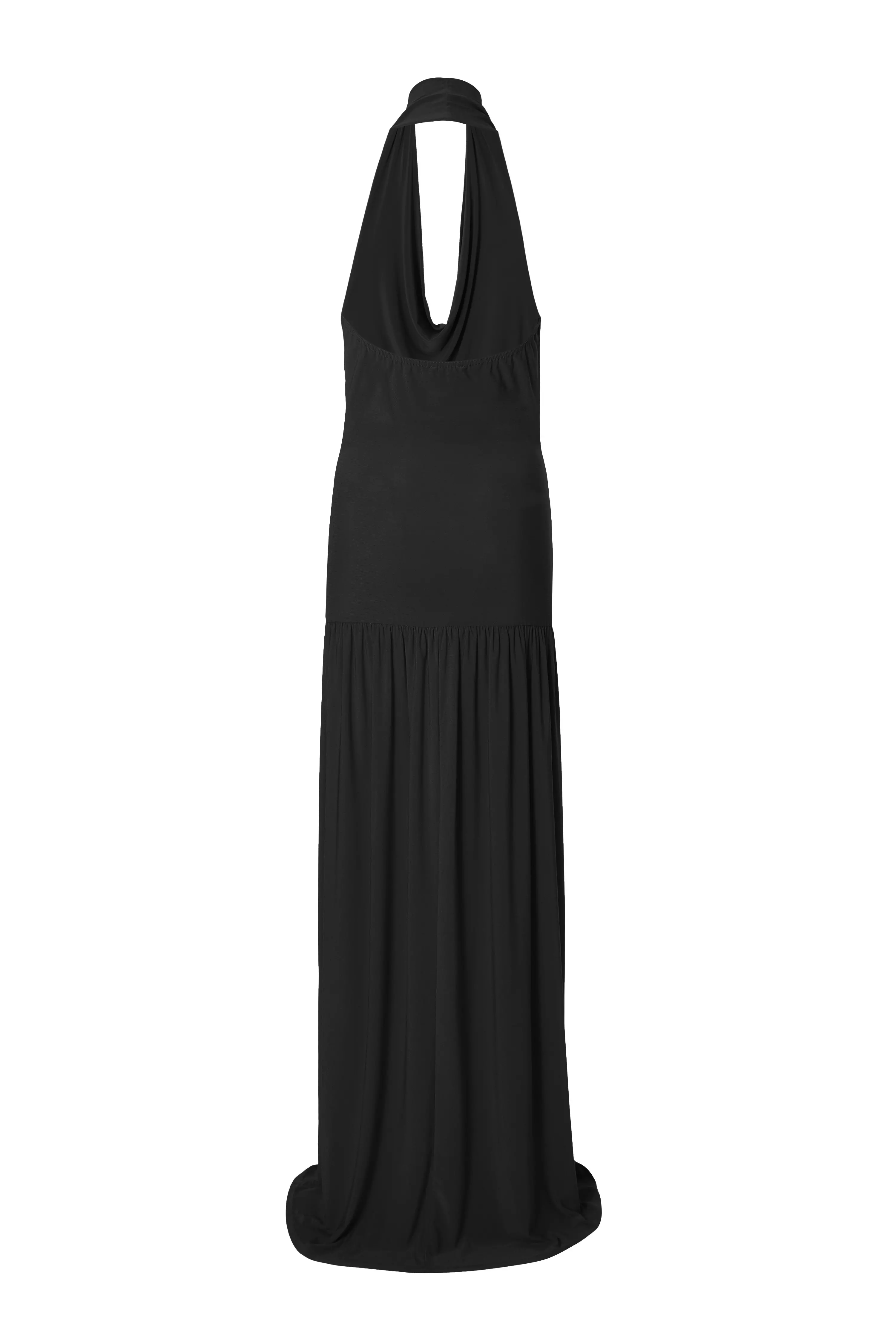 Black Cowl Neck Maxi Dress