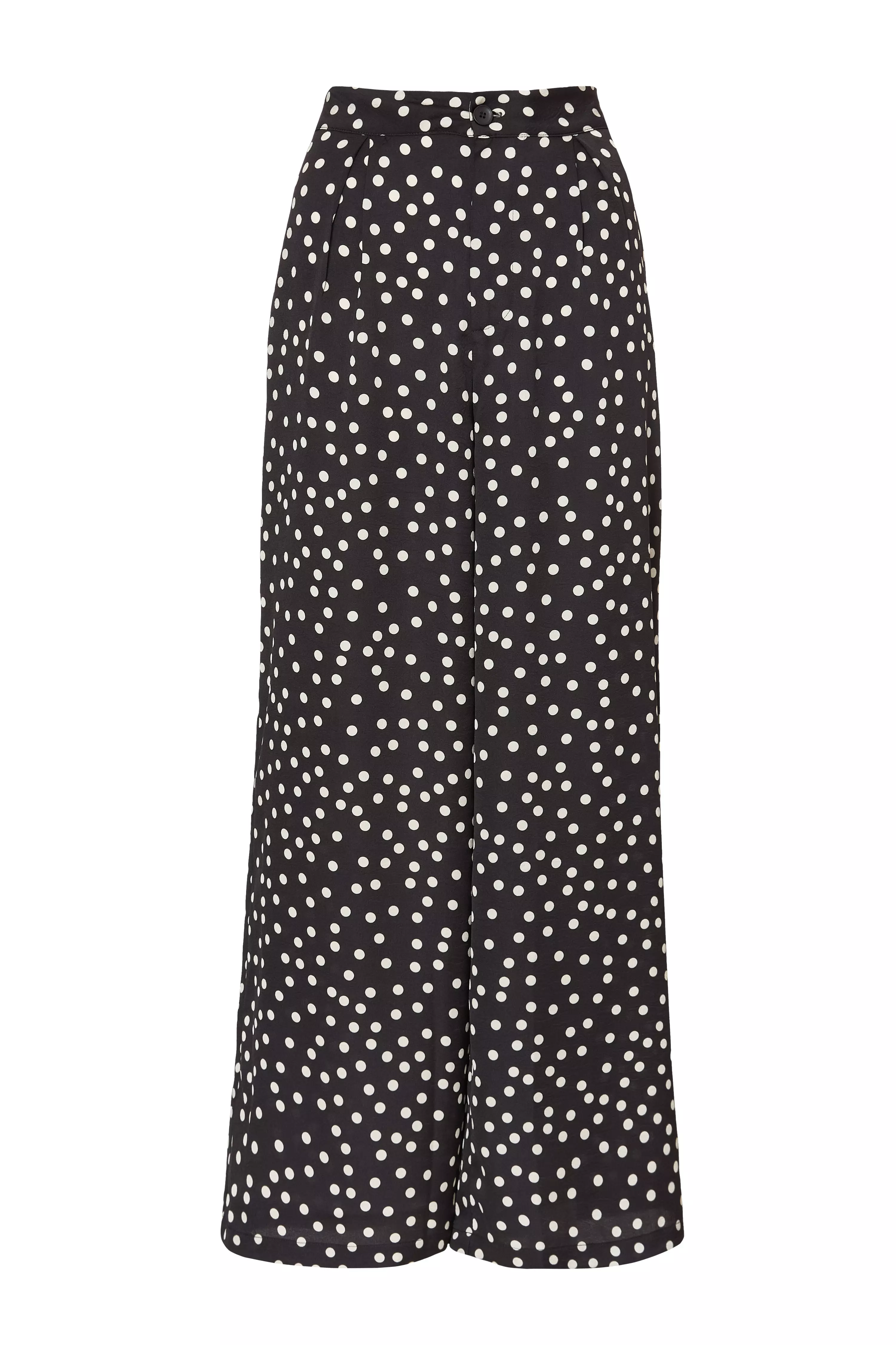 Black Polka Dot Trousers