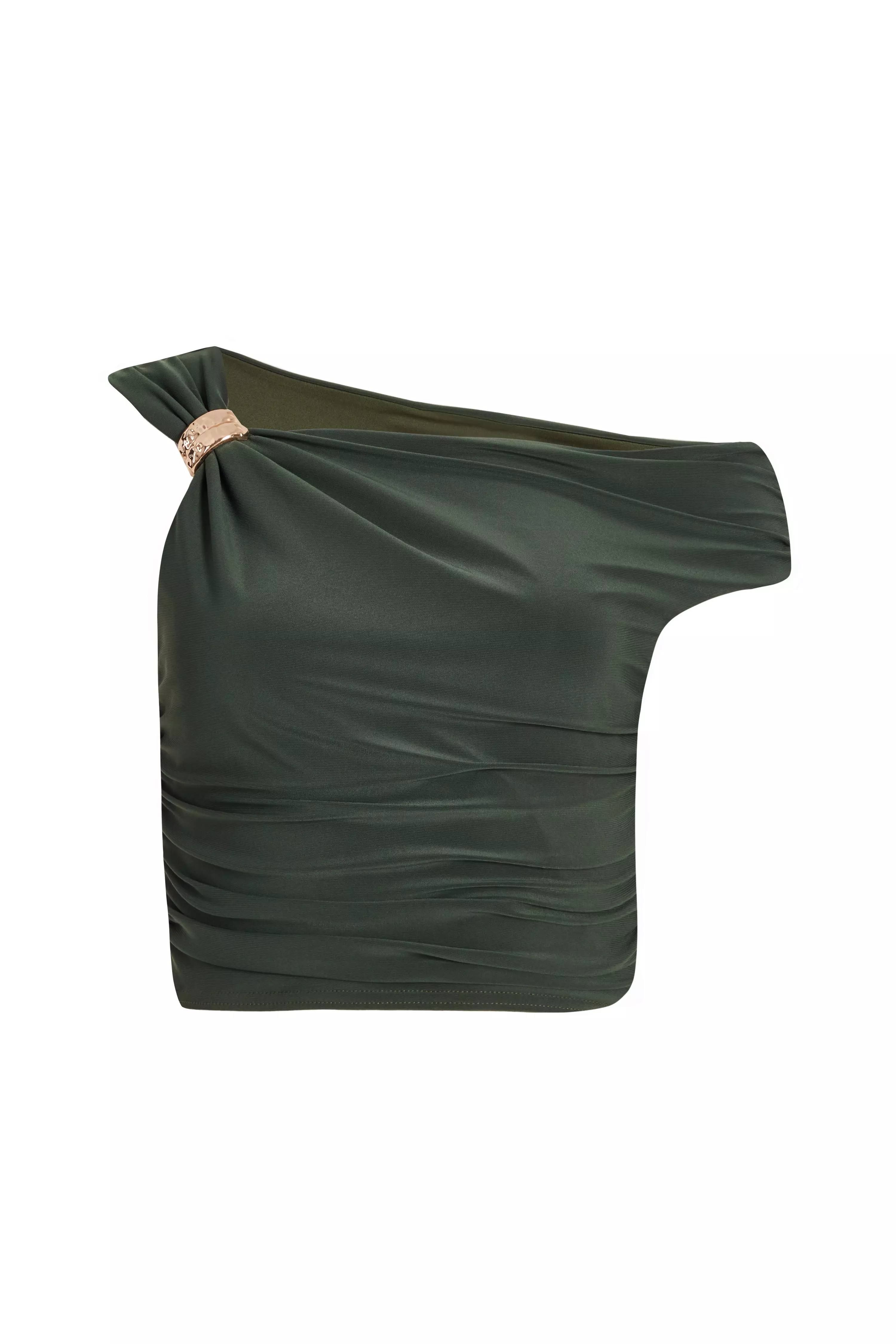 Khaki Drop Sleeve Top