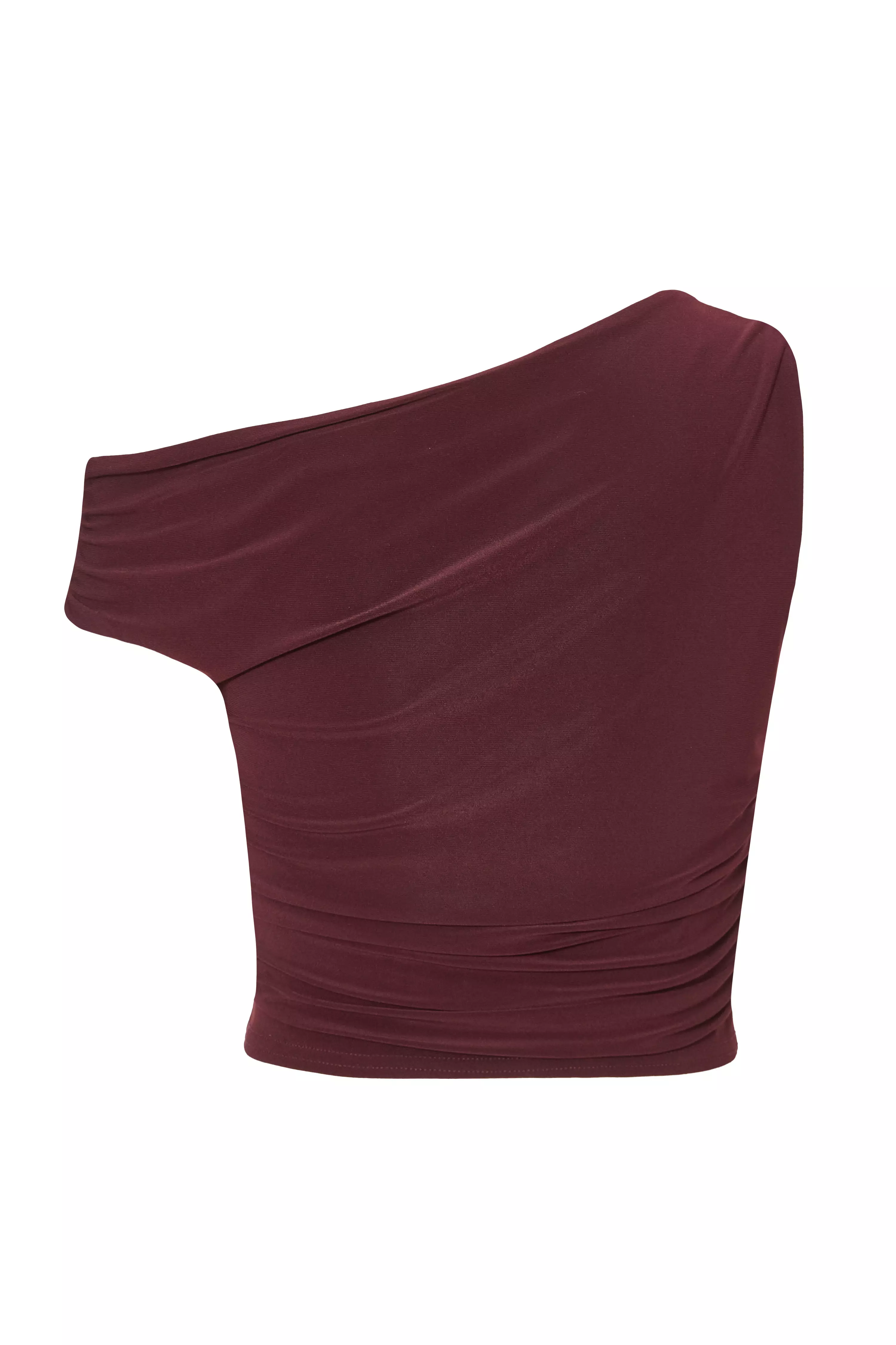Plum Drop Sleeve Top
